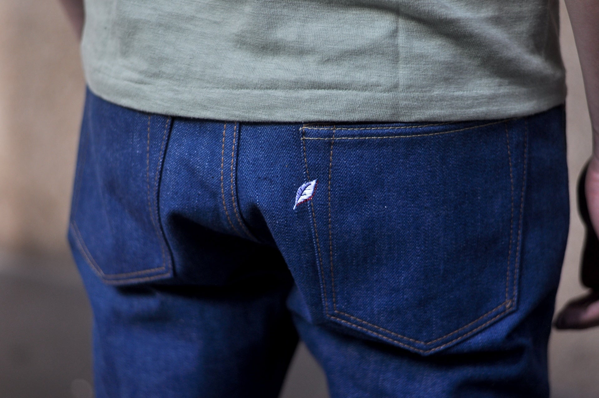 Pure Blue Japan 14oz GRE-019 "Greencast" Denim (Relaxed Tapered Fit)