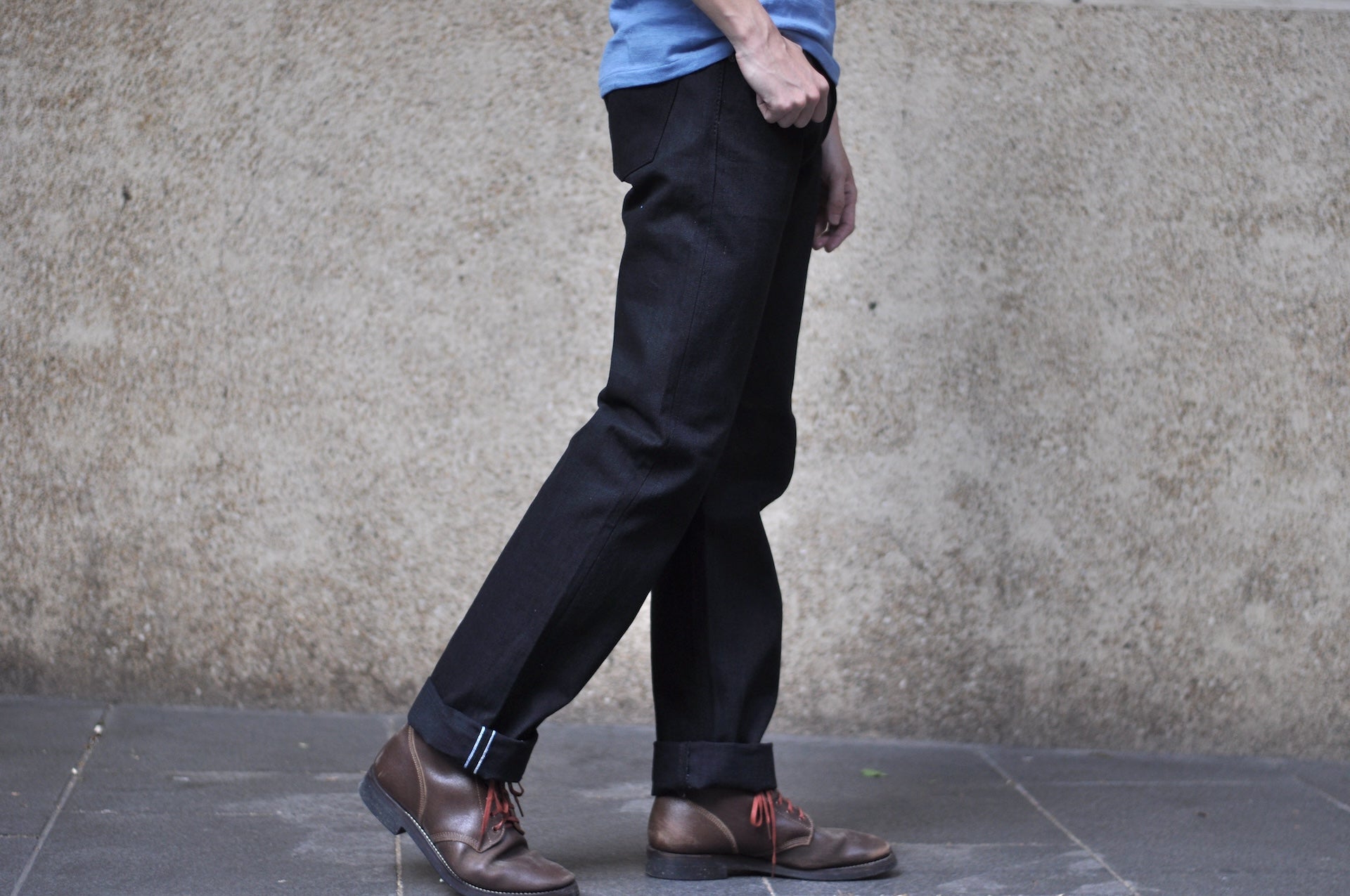 Pure Blue Japan 14oz XX-003-BK "Ultimate Black" Denim (Regular Straight fit)