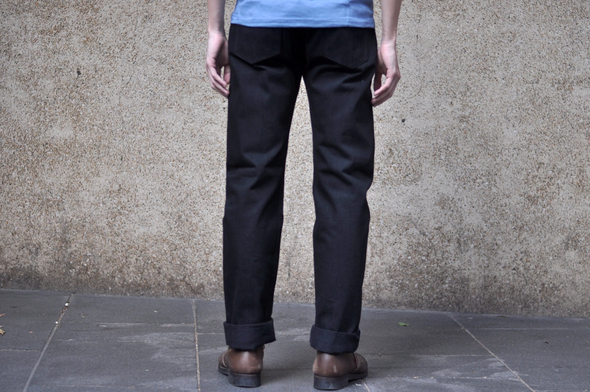 Pure Blue Japan 14oz XX-003-BK "Ultimate Black" Denim (Regular Straight fit)