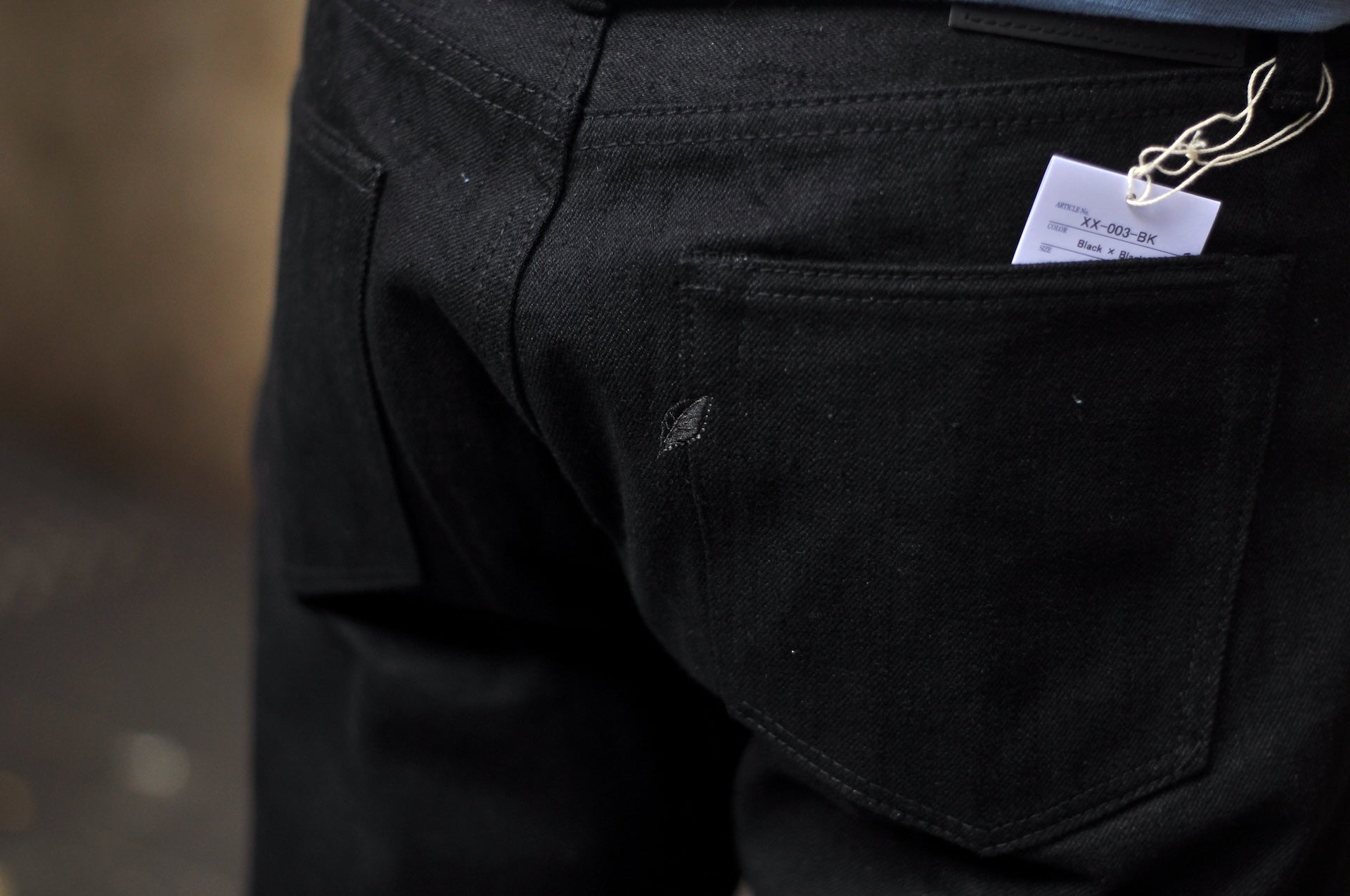 Pure Blue Japan 14oz XX-003-BK "Ultimate Black" Denim (Regular Straight fit)