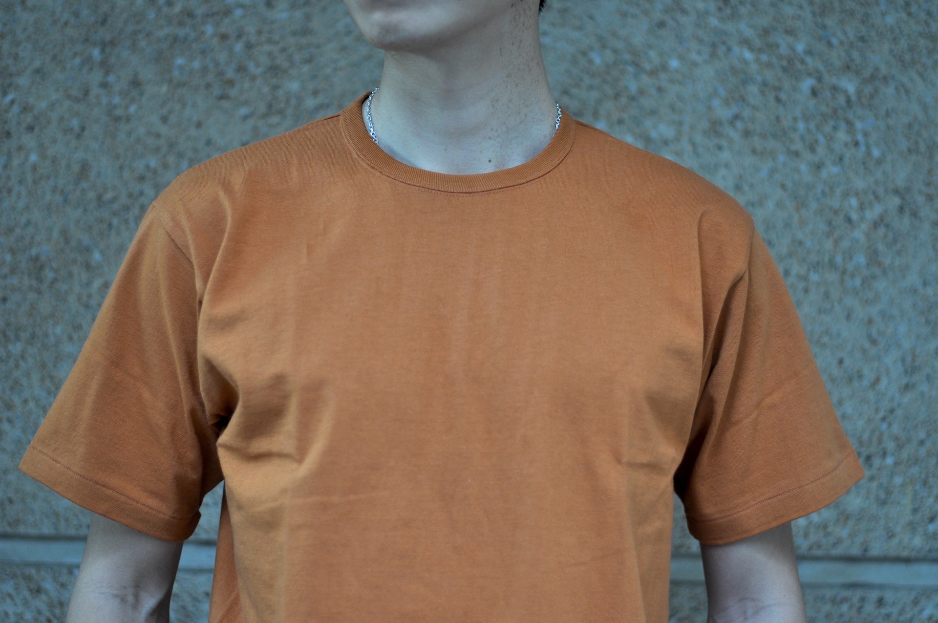 Denime X Warehouse Co. 7oz Loopwheeled Plain Tee (Brick)