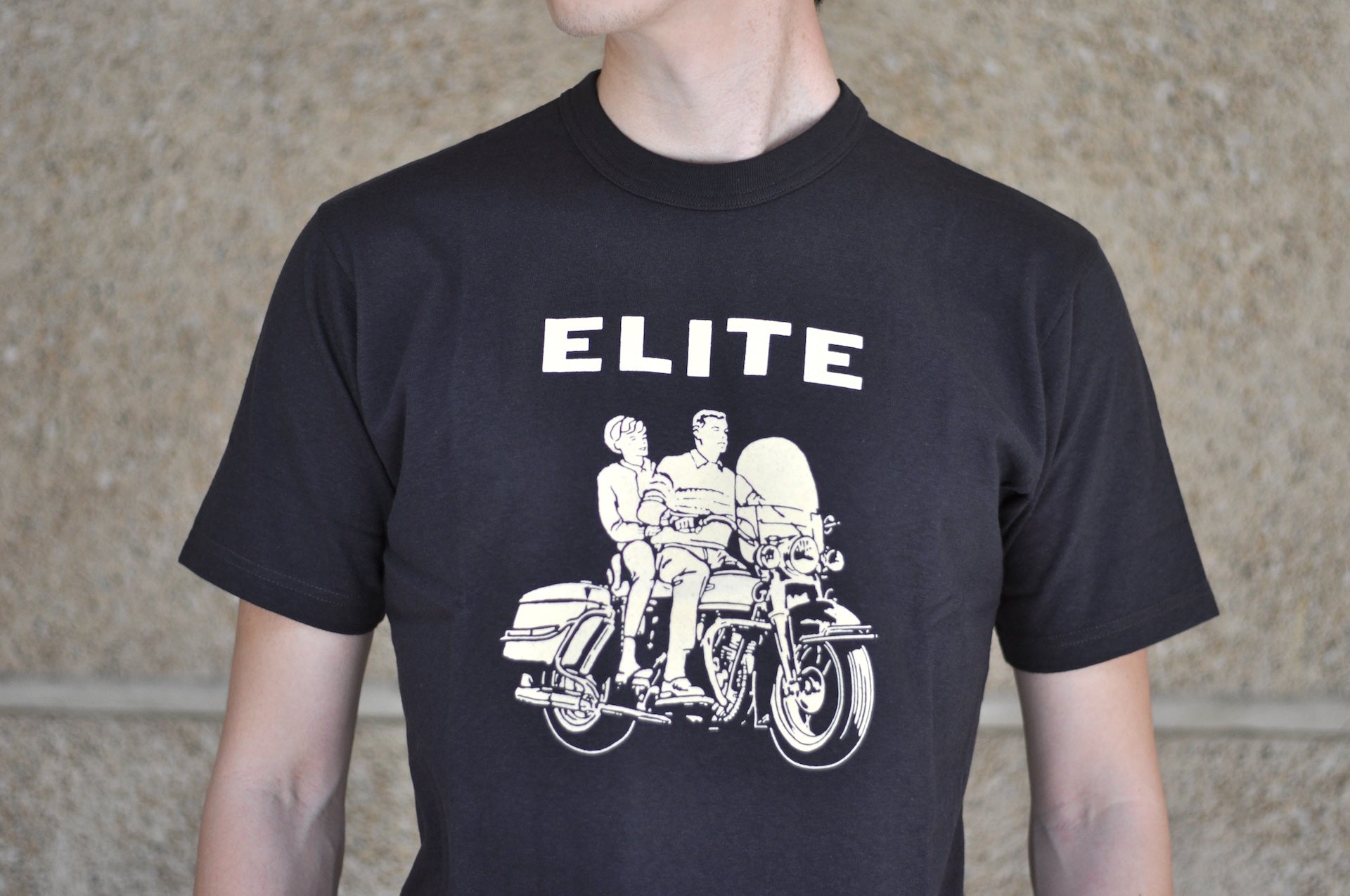 Freewheelers "Elite" Loopwheeled Tee (Shady Black)