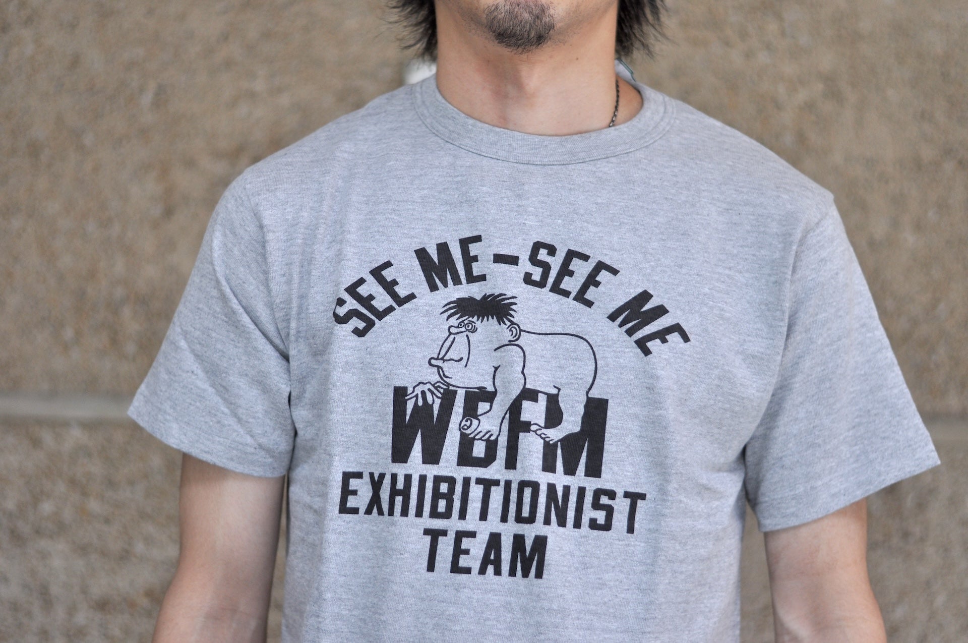 Warehouse 5.5oz "See Me" Athletic Loopwheeled Tee (Grey)