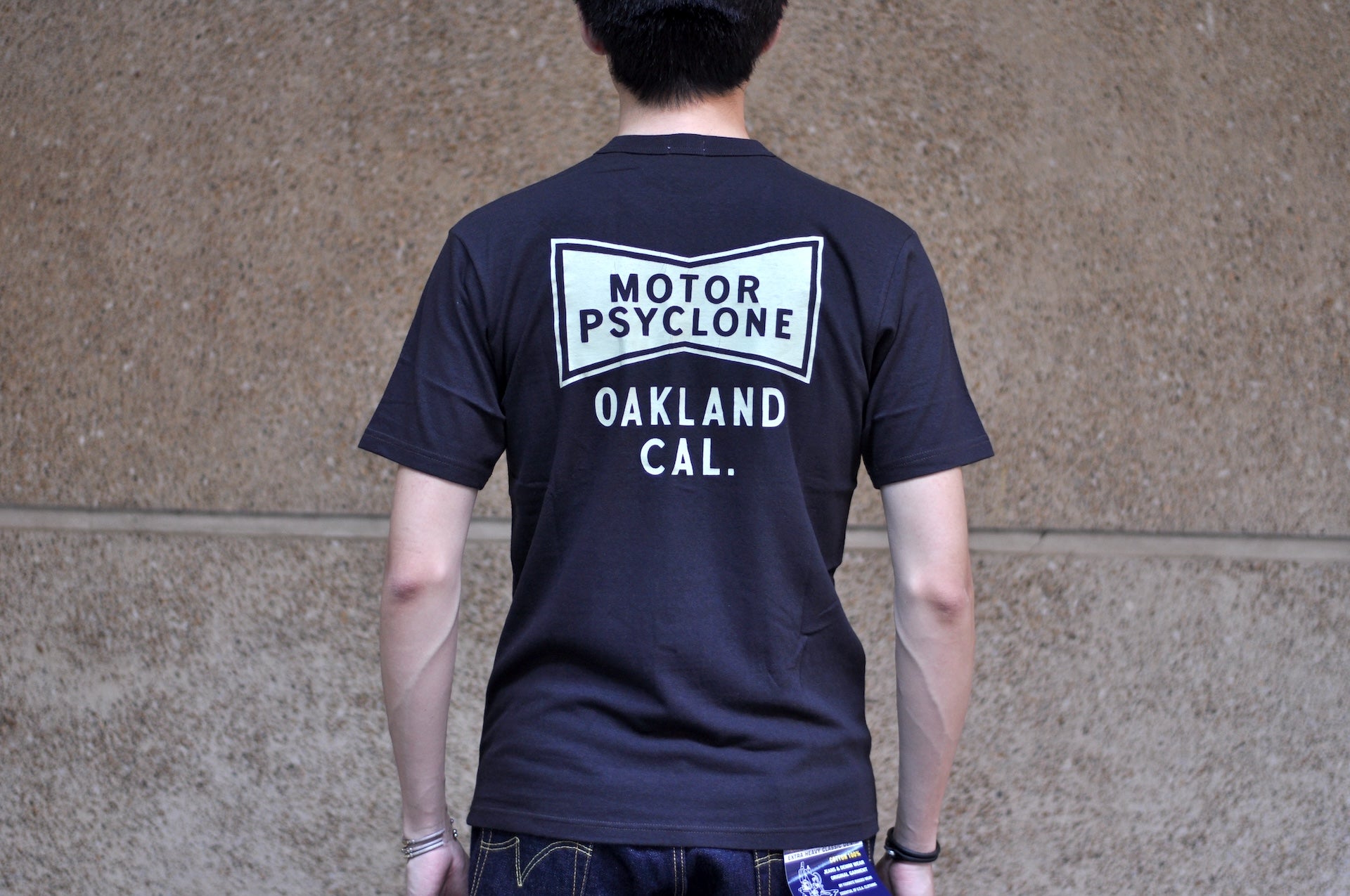 Freewheelers "Screaming Eagle" Loopwheeled Pocket Tee (Shady Black)