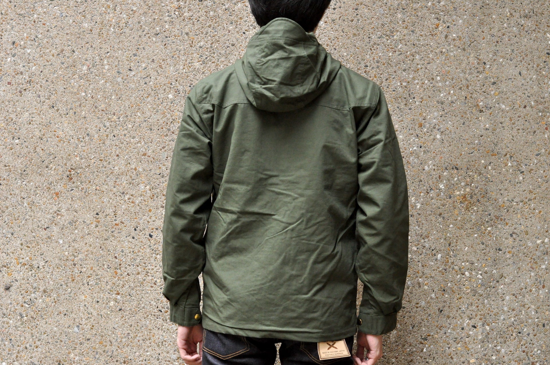 Unique Garment Cotton Rip-Stop 'Bird View' Mountain Parka (Olive)