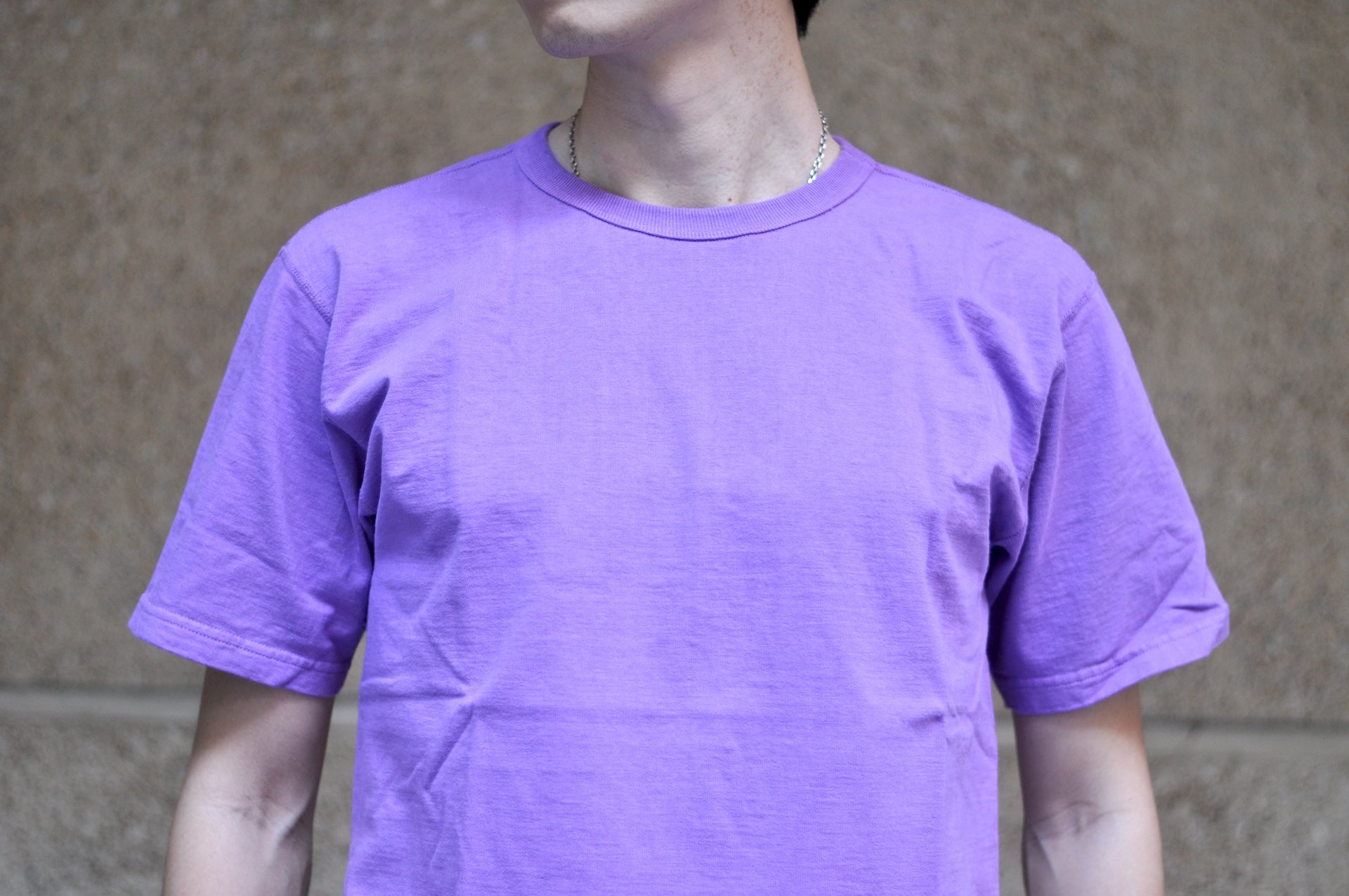Studio D'Artisan 9oz 'Tsuri-Ami 'Loopwheel Tee (Purple)
