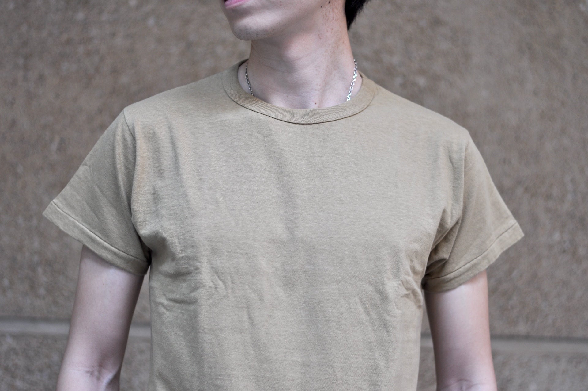 Samurai 6oz Super Slow Loopwheeled Tee (Beige)