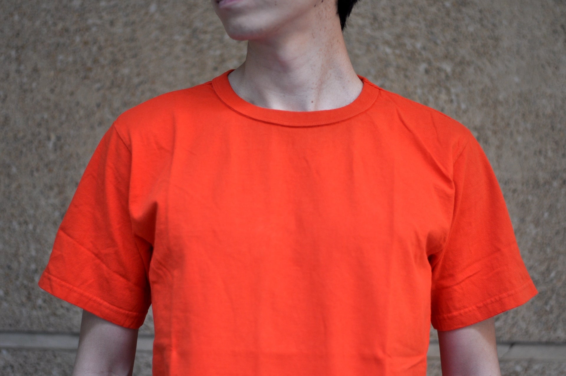 Studio D'Artisan 7oz 'USA Cotton' Loopwheeled Tee (Orange)