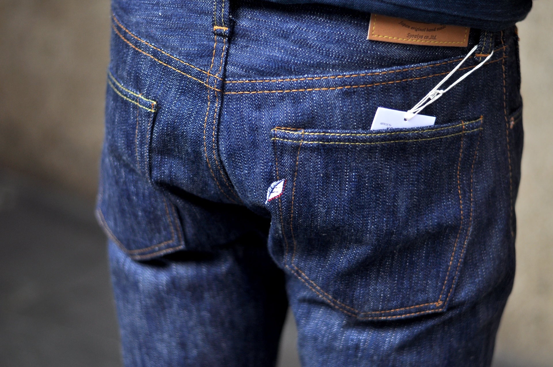 Pure Blue Japan 15oz KS-15oz-013 "Kasuri Indigo" Denim (Slim Tapered fit)