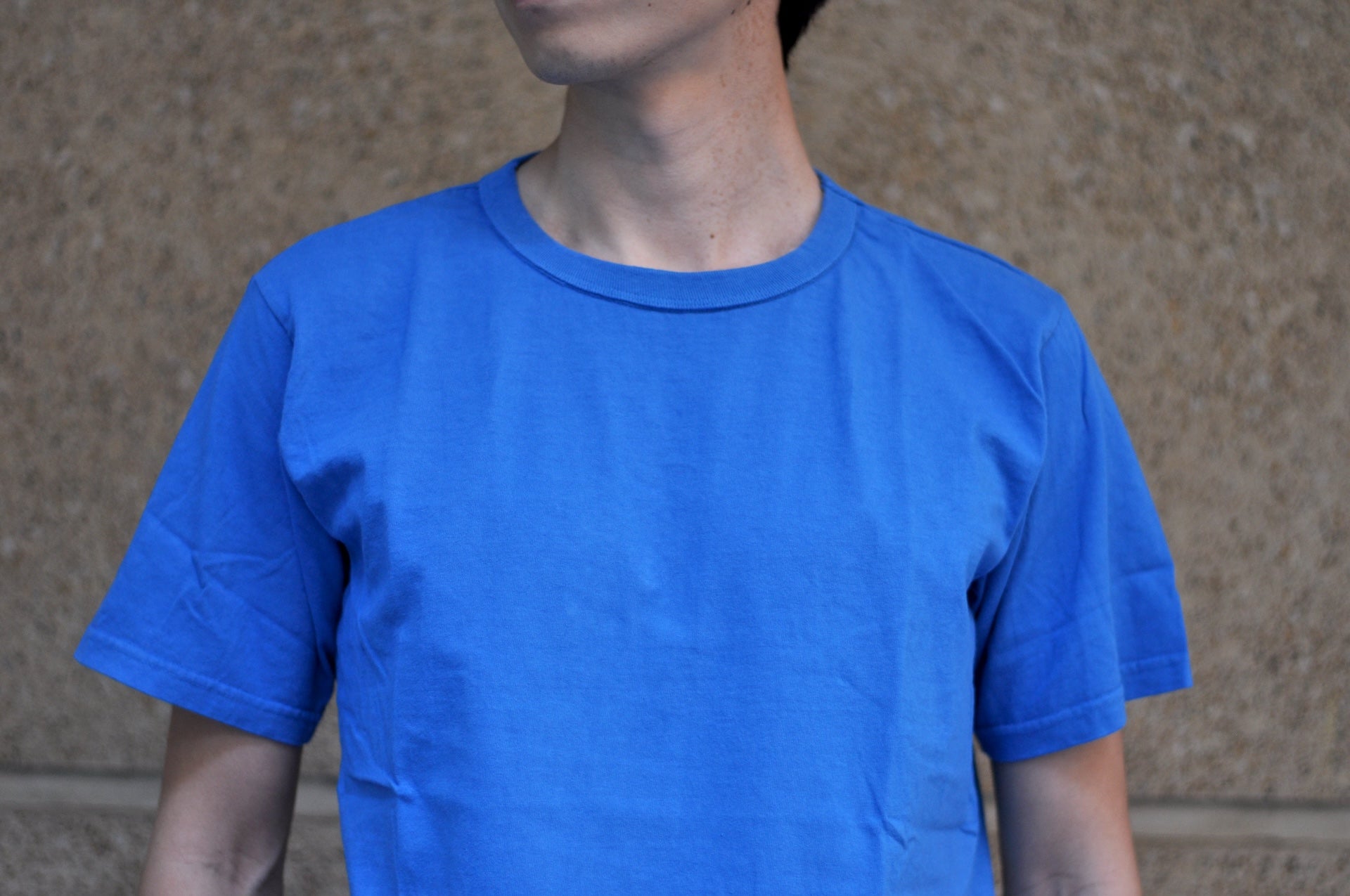 Studio D'Artisan 7oz 'USA Cotton' Loopwheeled Tee (Blue)