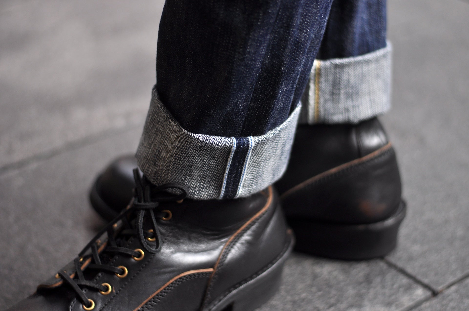 Pure Blue Japan 15oz KS-15oz-019 "Kasuri Indigo" Denim (Relaxed Tapered fit)