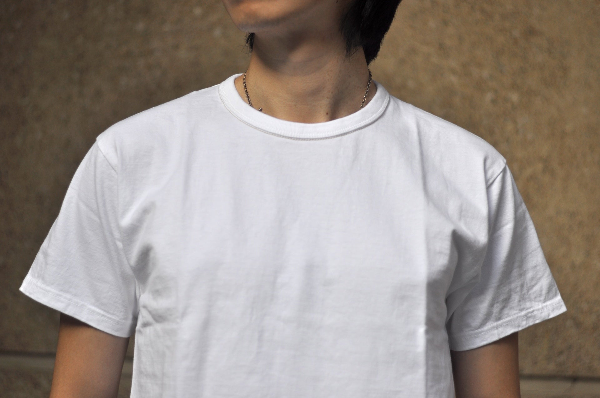 The Flat Head '26SS Version 9oz Loopwheeled Plain Tee (Off White)