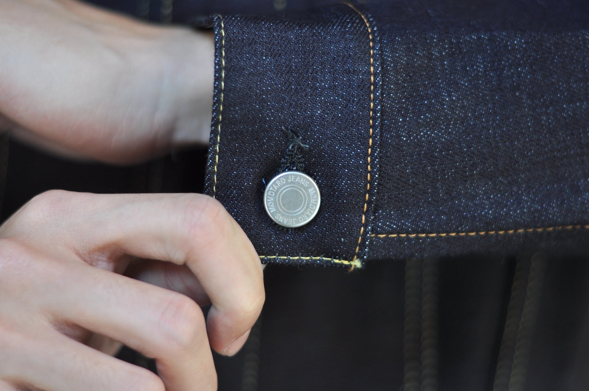 MOMOTARO JEANS 14.7oz "Tokuno Blue" Modified Type 3 Denim Jacket (Indigo)