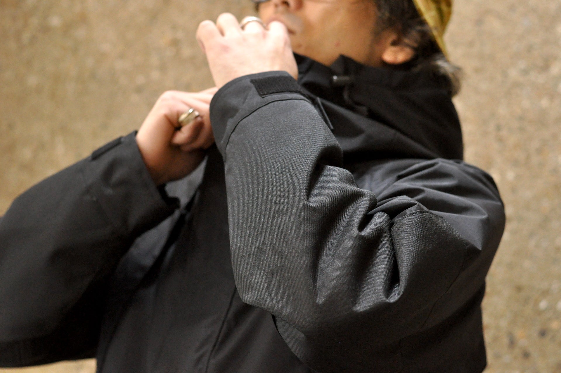 Ultima Thule by Freewheelers "All Weather" Hard-Shell Jacket (Black)