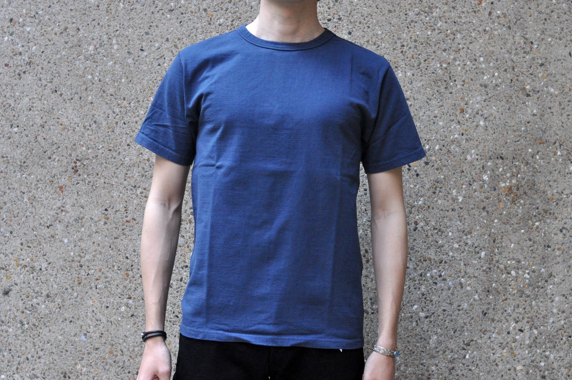 Studio D'Artisan 9oz 'Tsuri-Ami 'Loopwheel Tee (Navy)