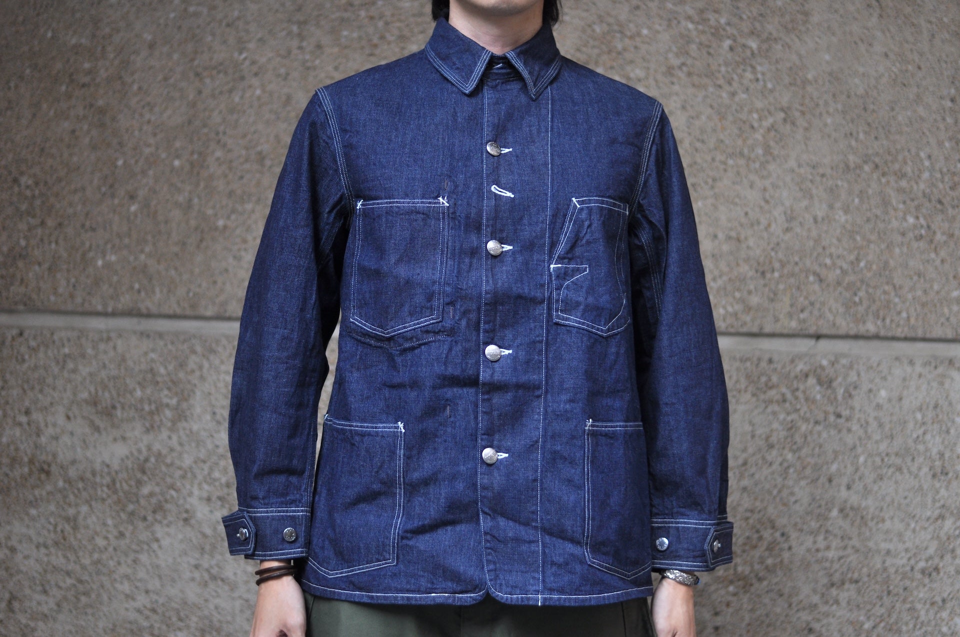Freewheelers 10oz Lot. 100 "Ironalls" Denim Jacket (Indigo)