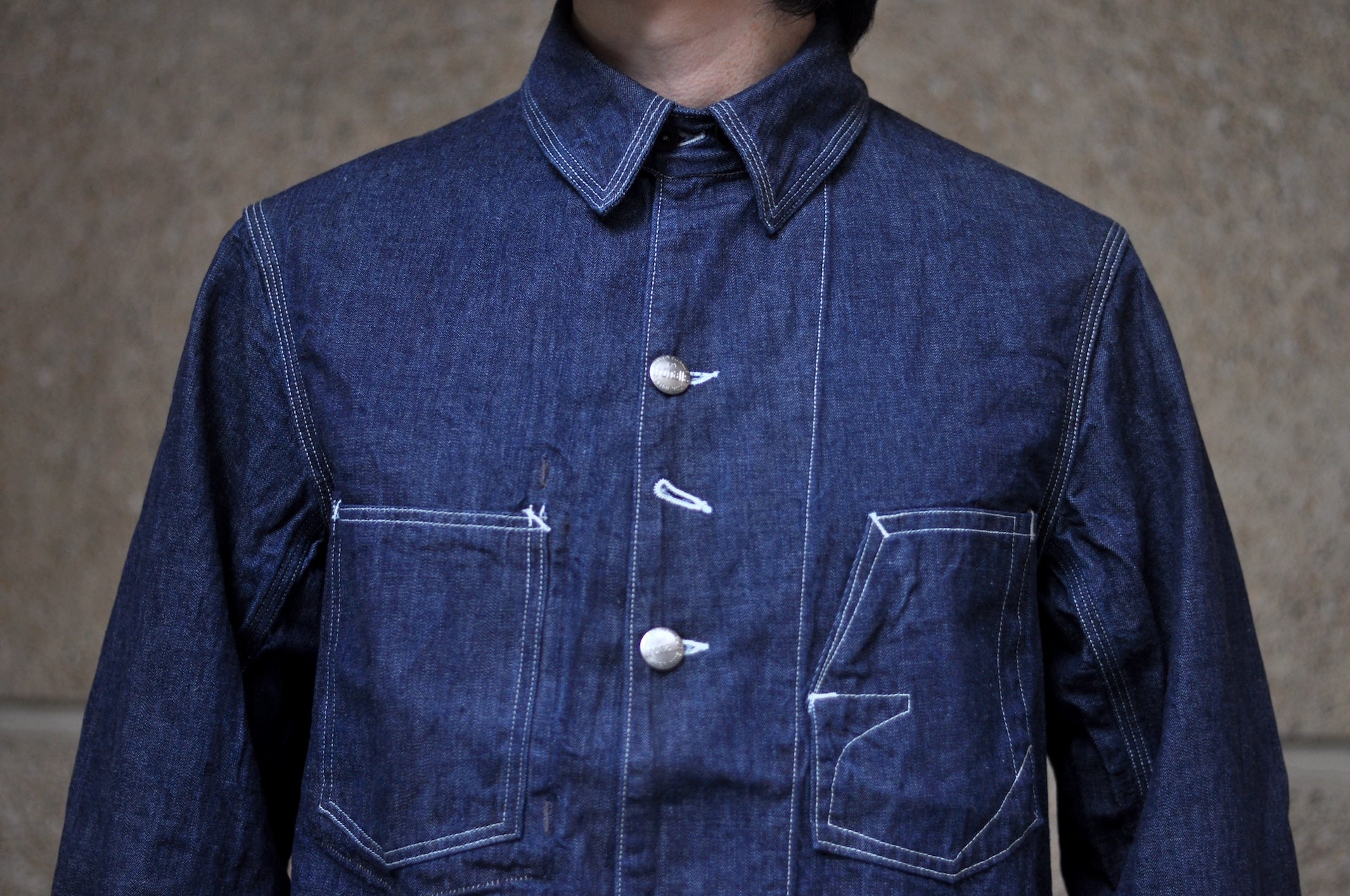 Freewheelers 10oz Lot. 100 "Ironalls" Denim Jacket (Indigo)