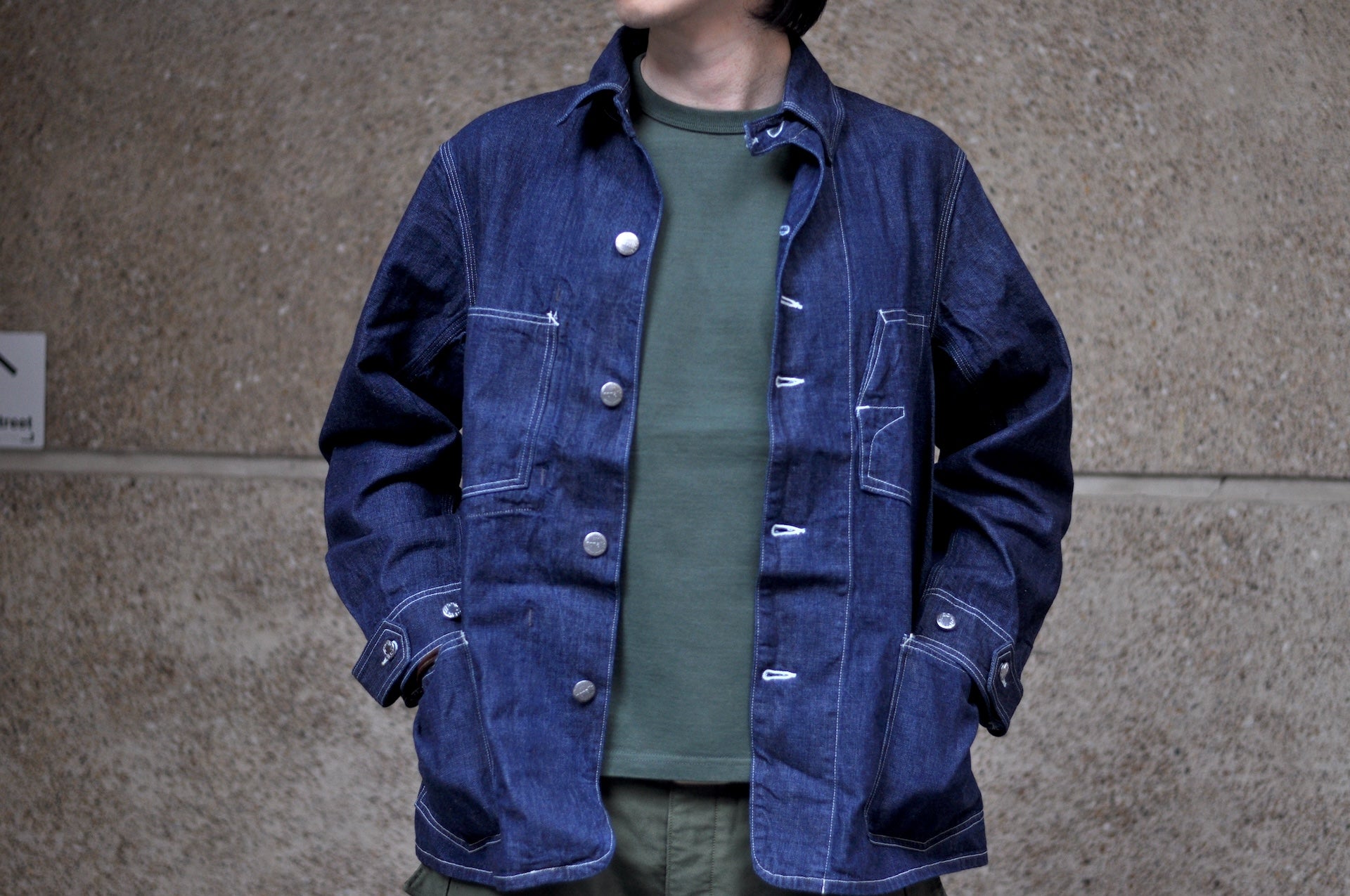 Freewheelers 10oz Lot. 100 "Ironalls" Denim Jacket (Indigo)