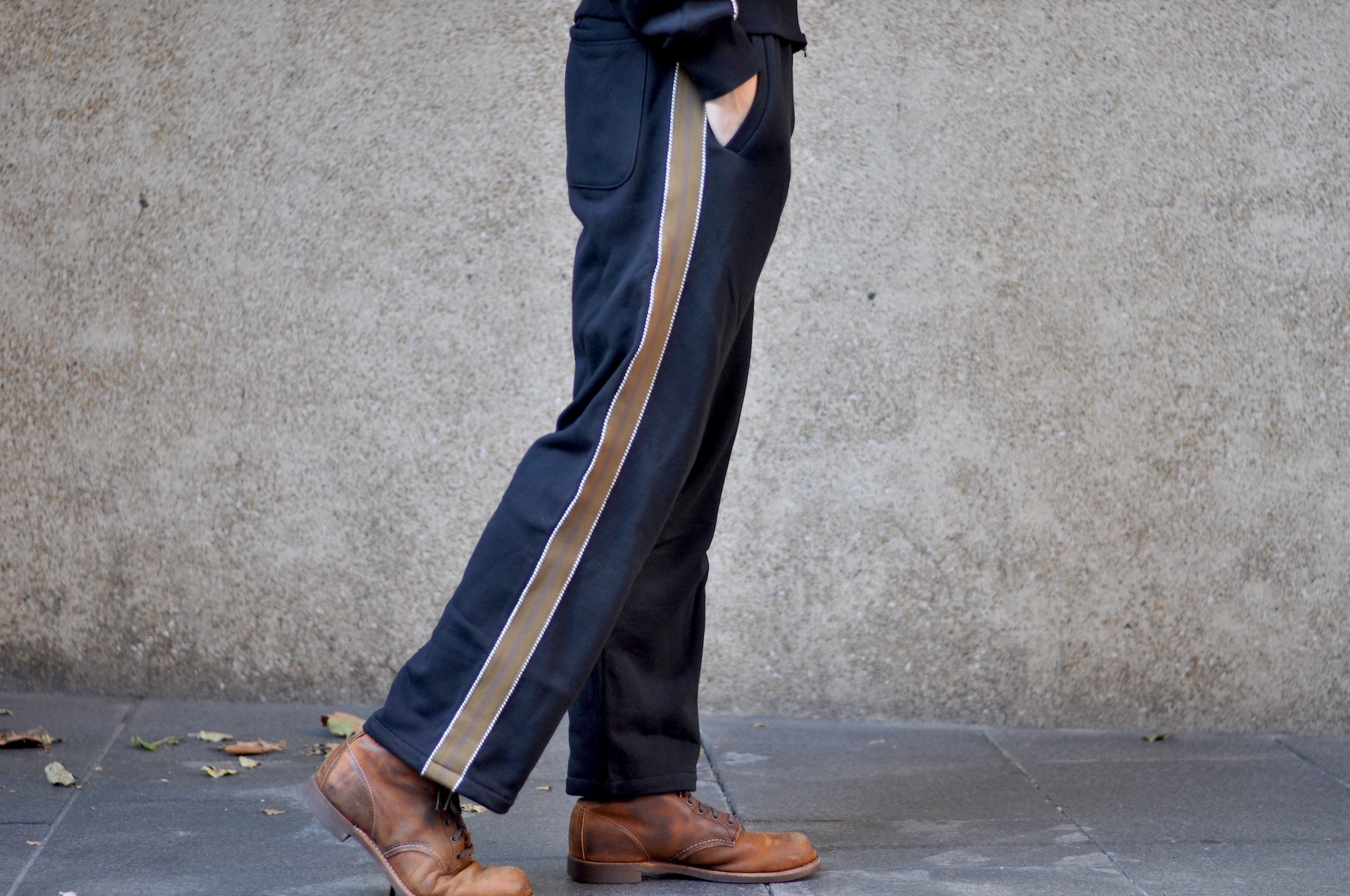 Ultima Thule by Freewheelers "WHIRLWIND" Track Pants (Ultimate Black)