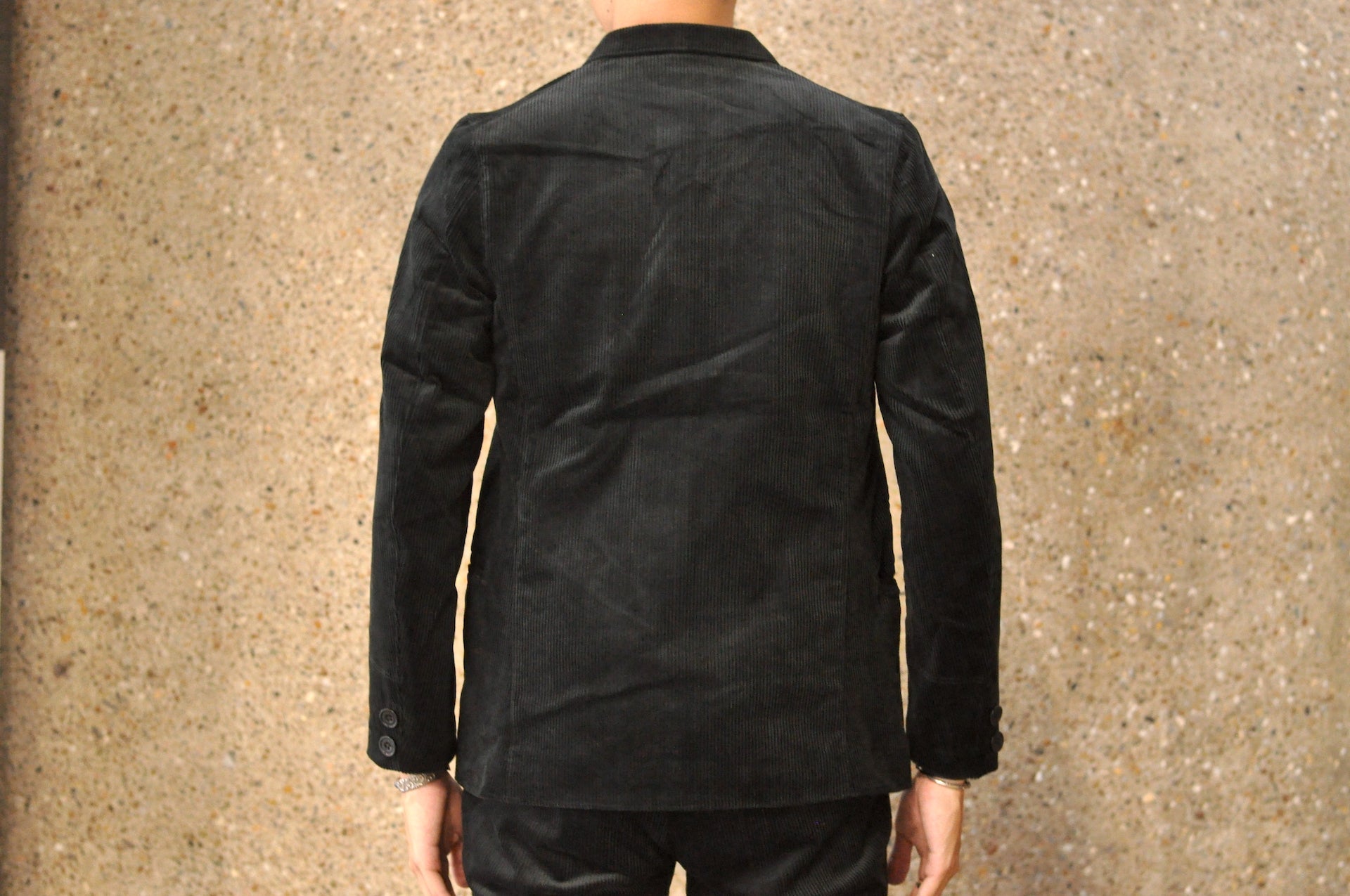 Freewheelers "Jackson" Corduroy Sack Coat (Black)