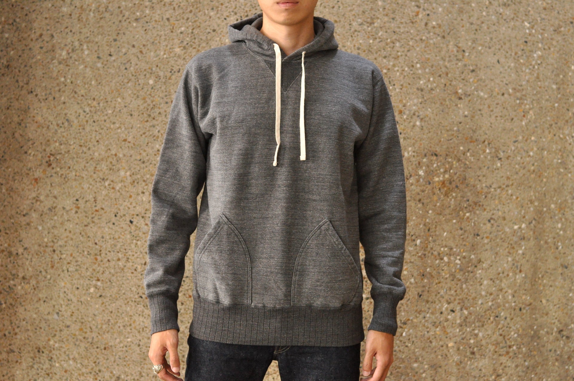 Studio D'Artisan 12oz 'Suvin Gold' Loopwheeled Pull Over (Heather Ink)