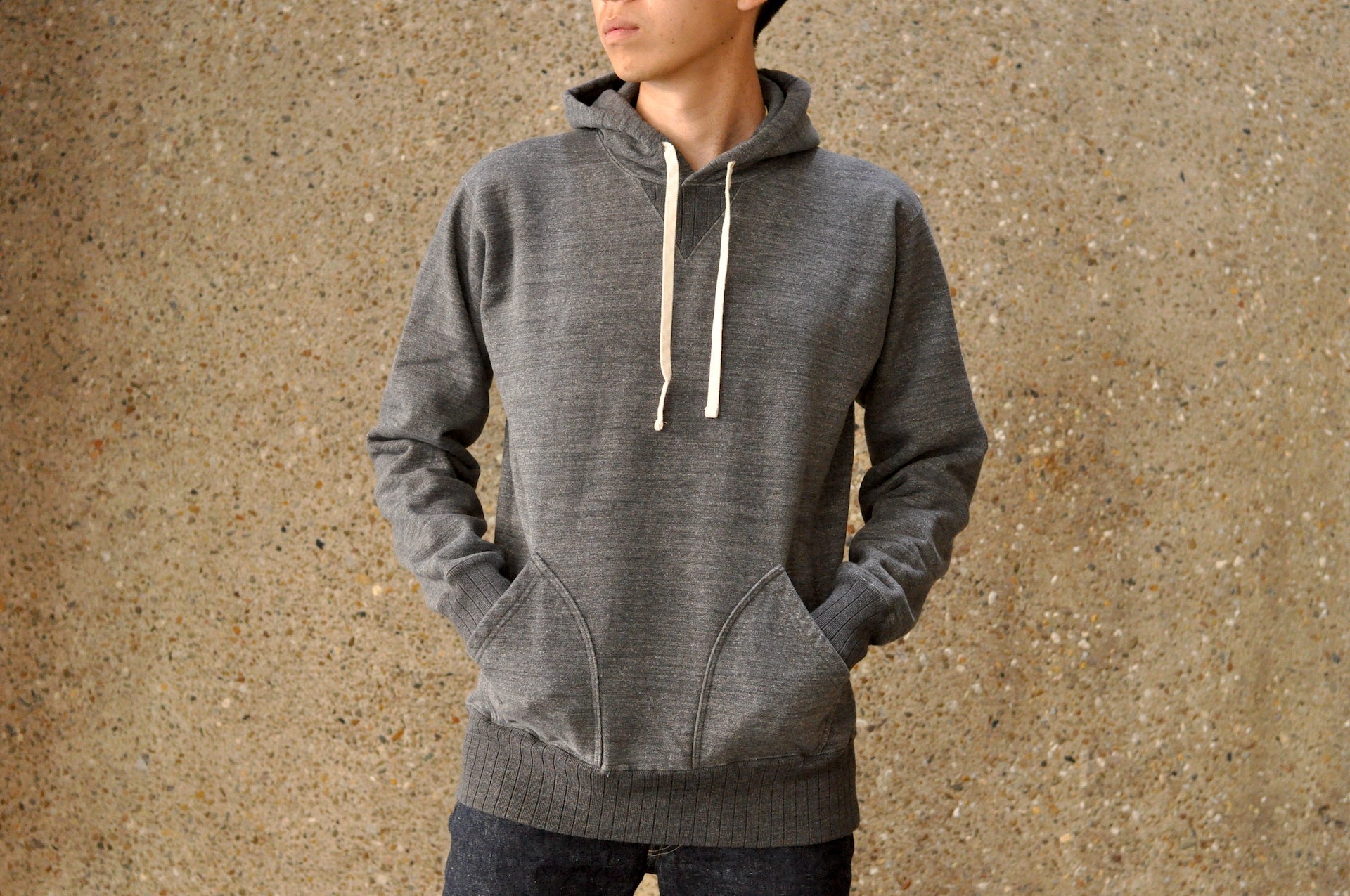 Studio D'Artisan 12oz 'Suvin Gold' Loopwheeled Pull Over (Heather Ink)