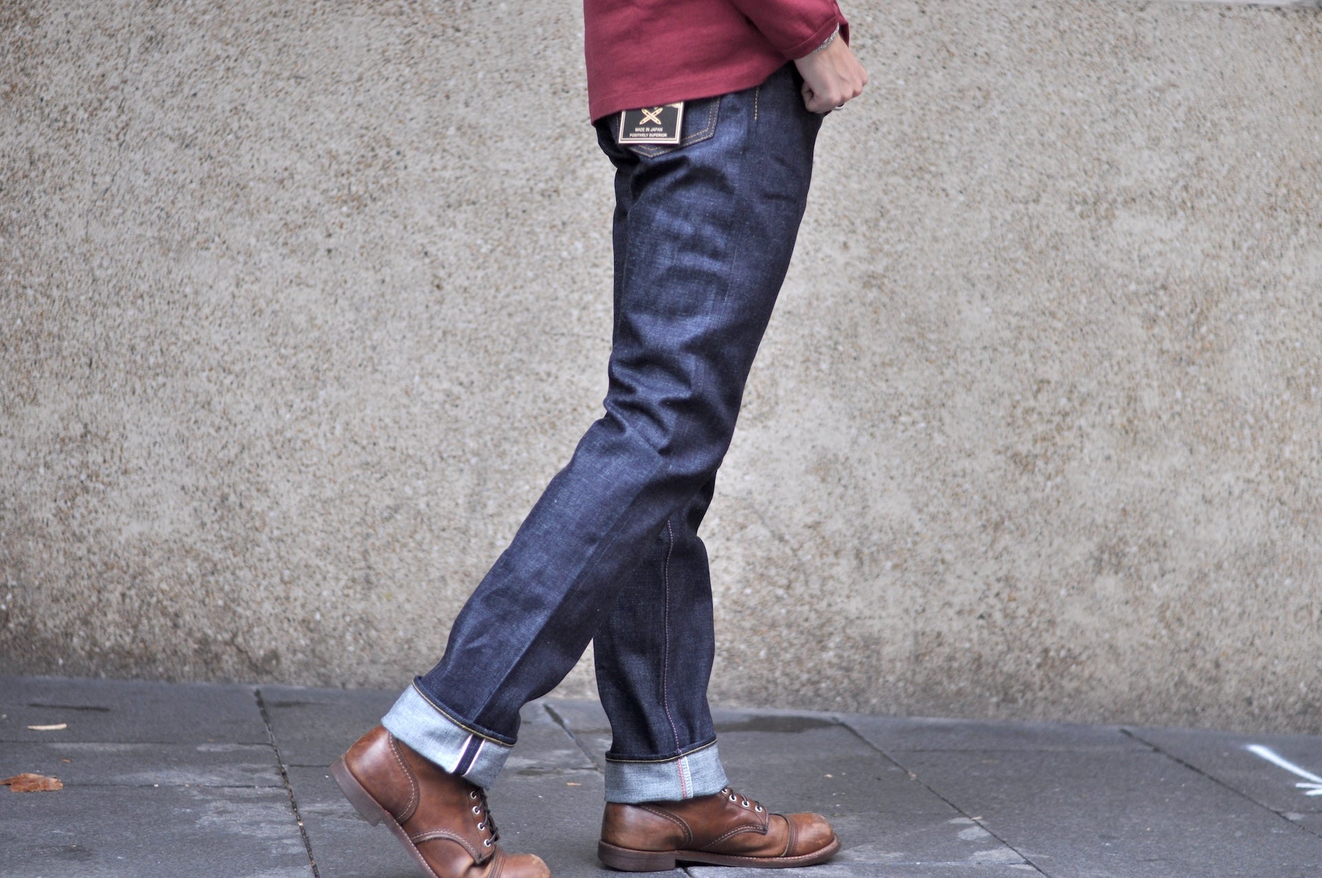 MOMOTARO JEANS 13oz 0605-13 Denim (Straight Tapered Fit)