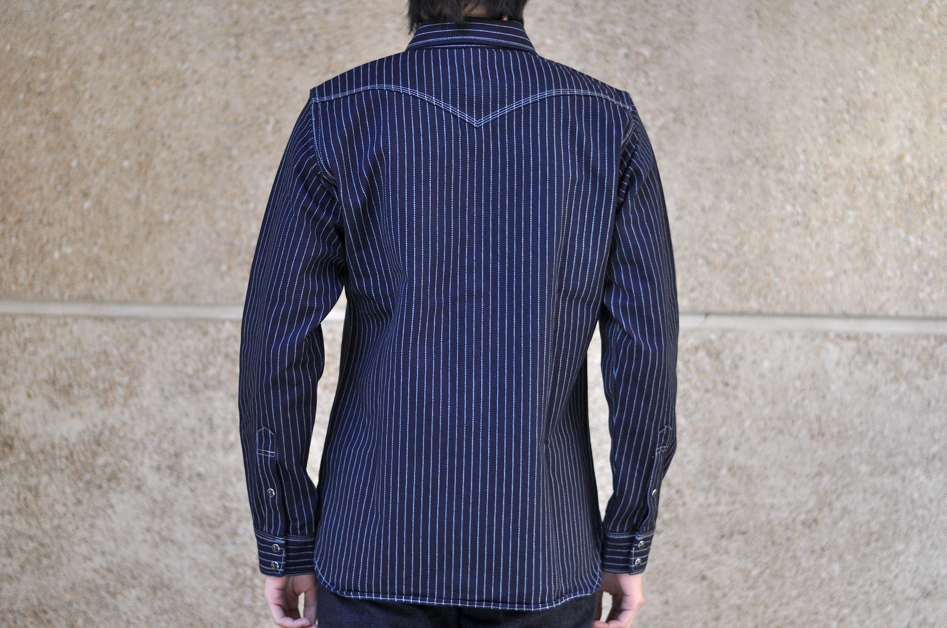 Iron Heart 12oz Wabash Western Shirt (Indigo)