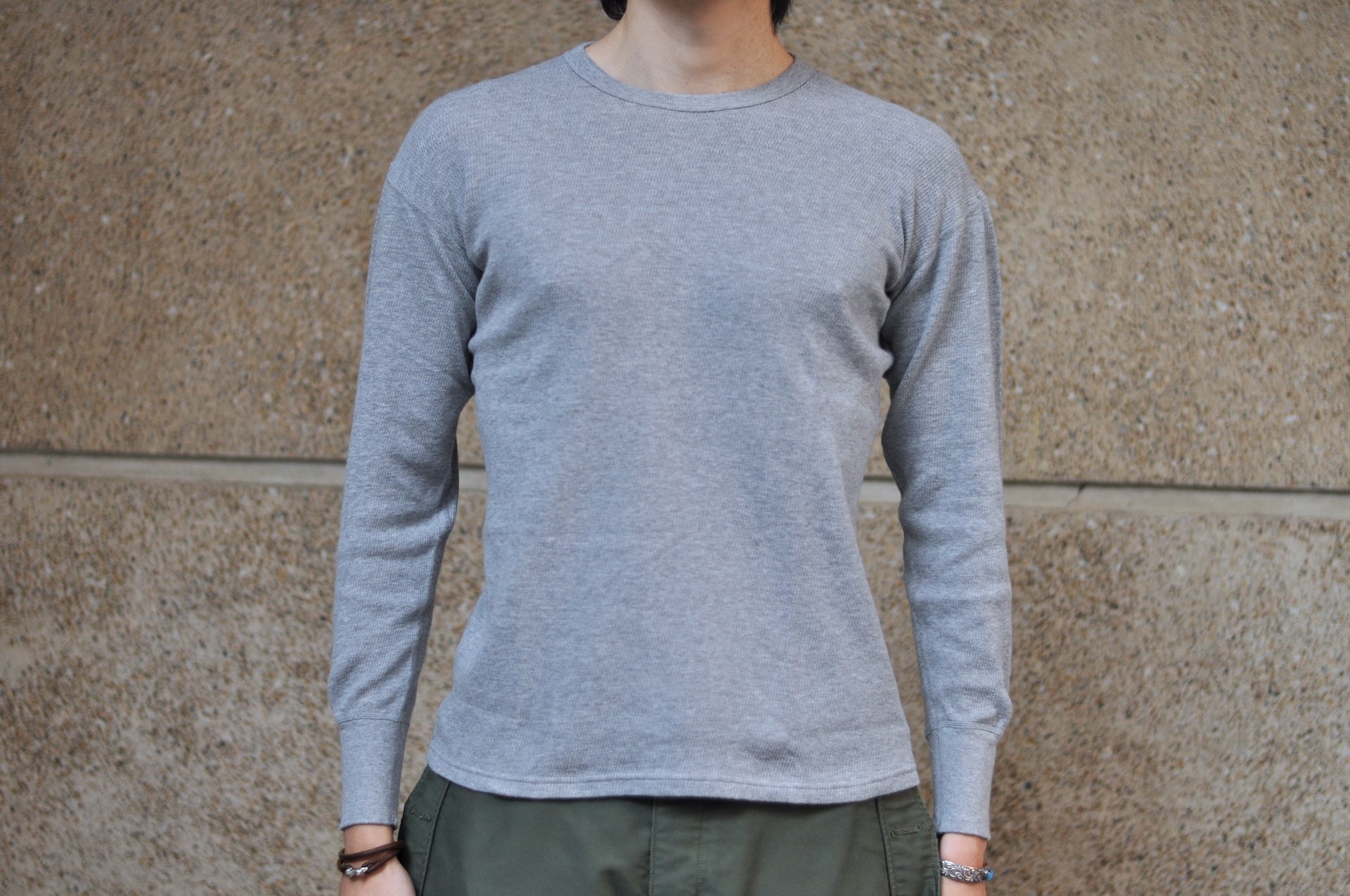 Dubble Works "Standard" L/S Plain Thermal (Grey)