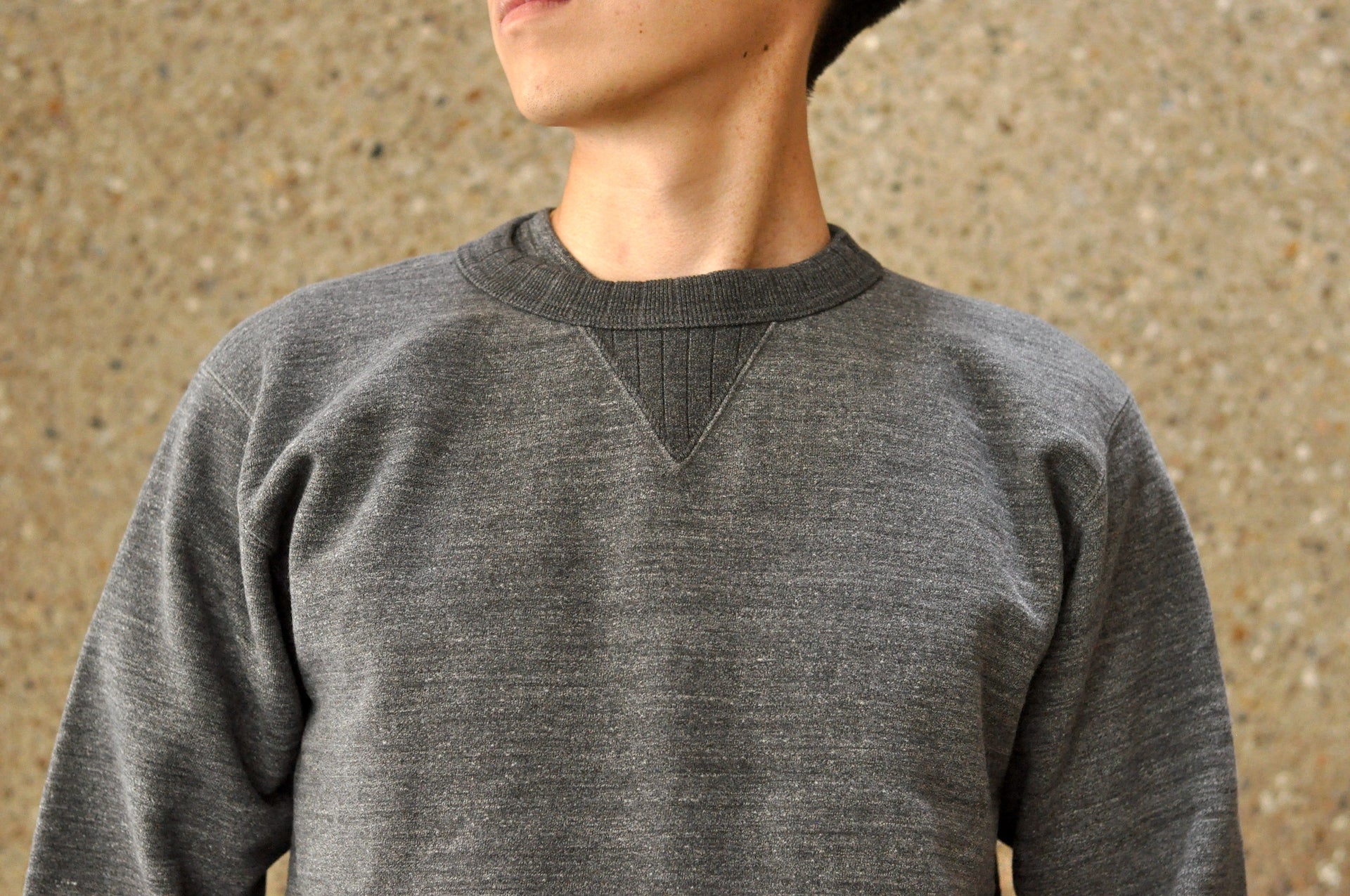 Studio D'Artisan 12oz 'Suvin Gold' Loopwheeled Sweatshirt (Heather Ink)