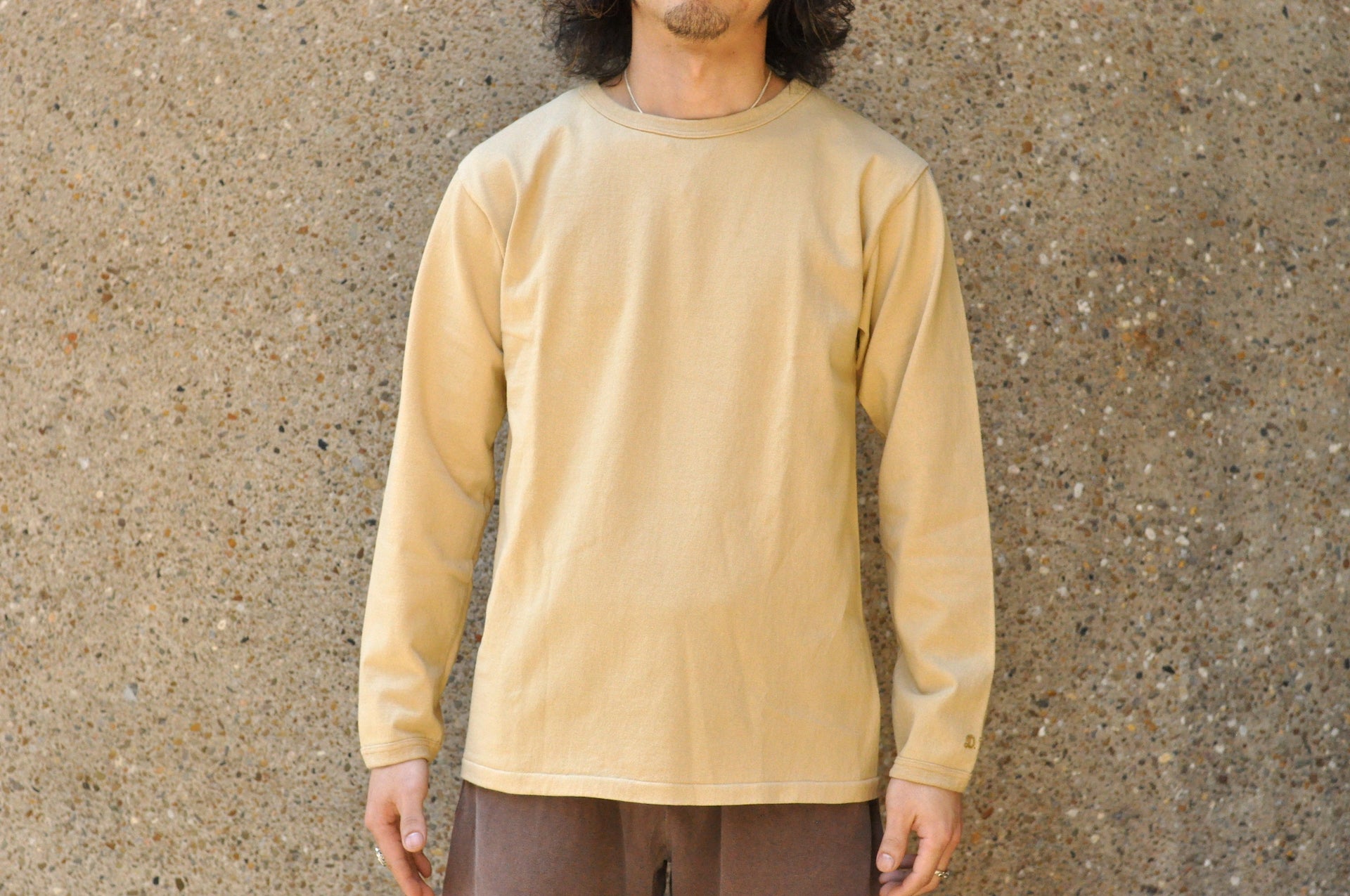 Dubble Works 9oz "Ultra-Heavy" Loopwheeled L/S Tee (Egg)