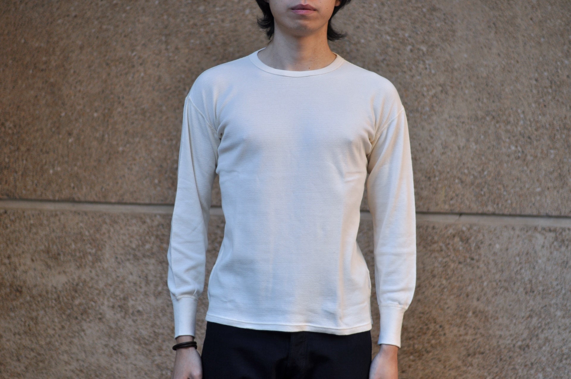 Dubble Works "Standard" L/S Plain Thermal (White)
