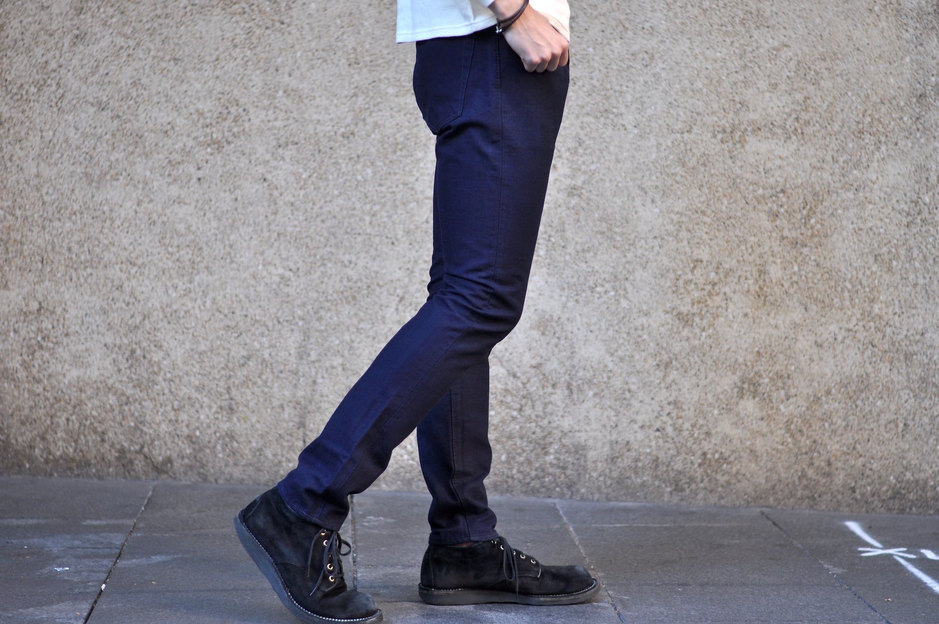 Pure Blue Japan 13.5oz Duck Canvas Trousers (Indigo)