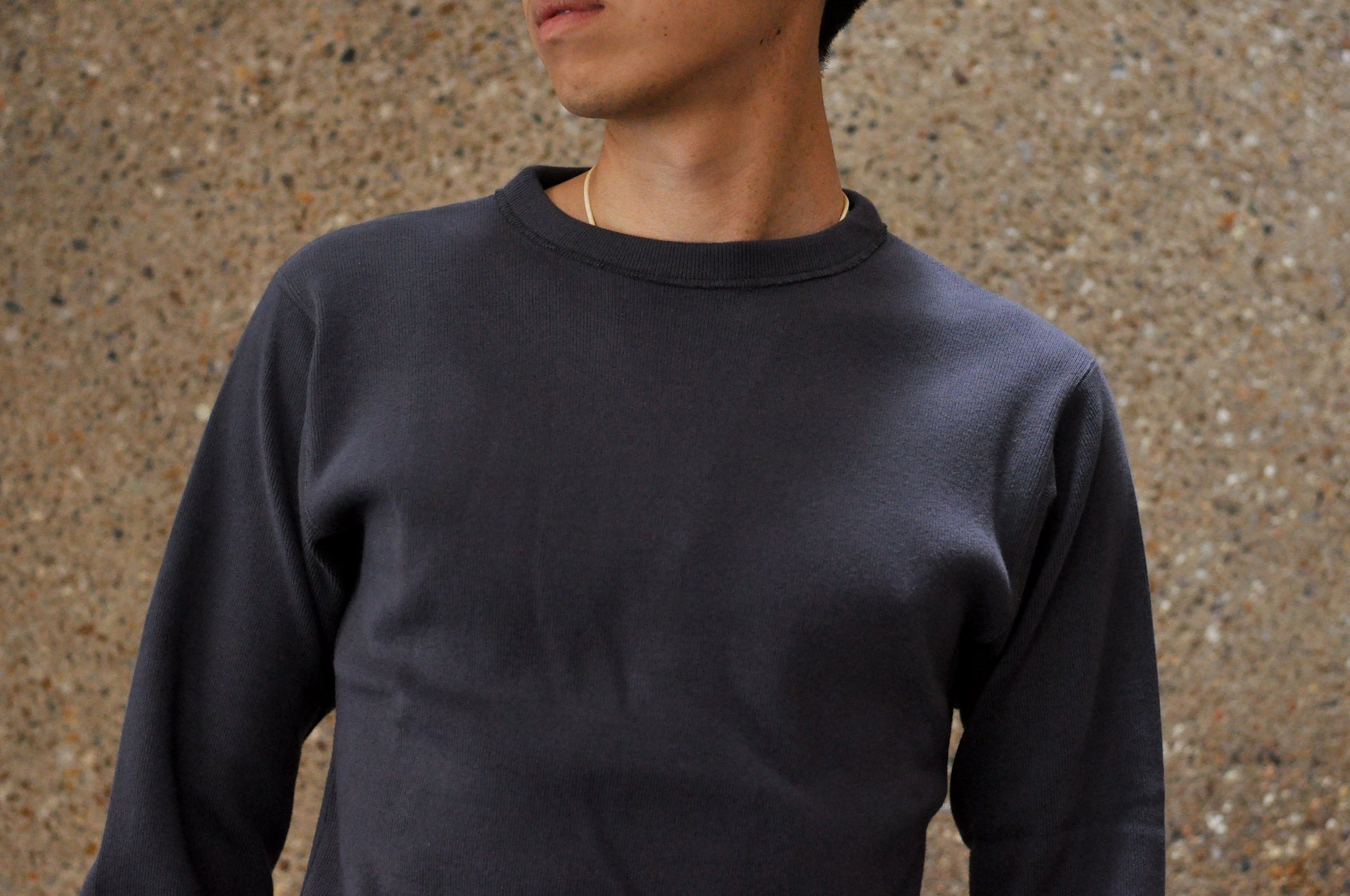 Freewheelers "Crew Neck Type" L/S Underwear (Fade Navy)