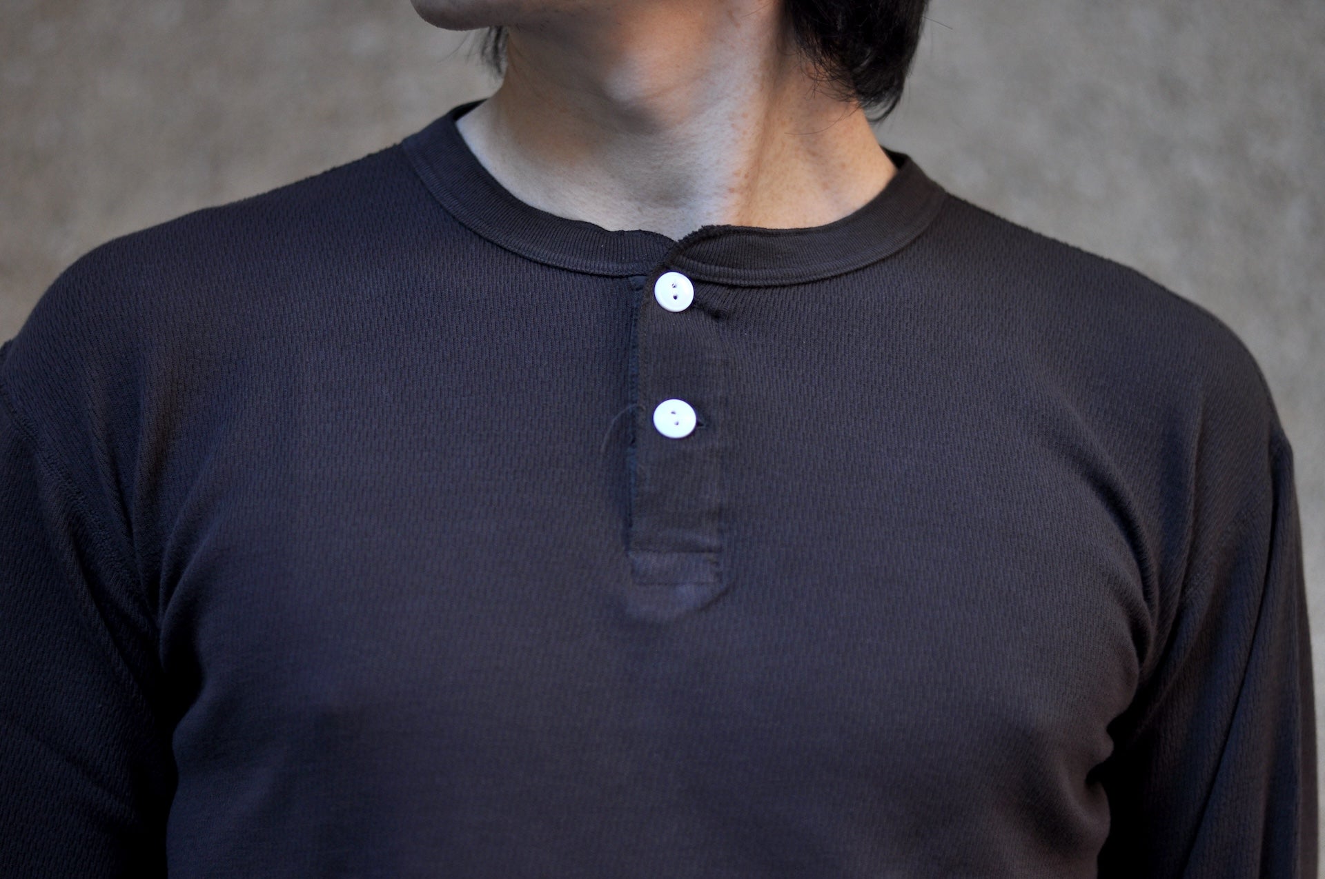 Dubble Works "Standard" L/S Henley Thermal (Black)