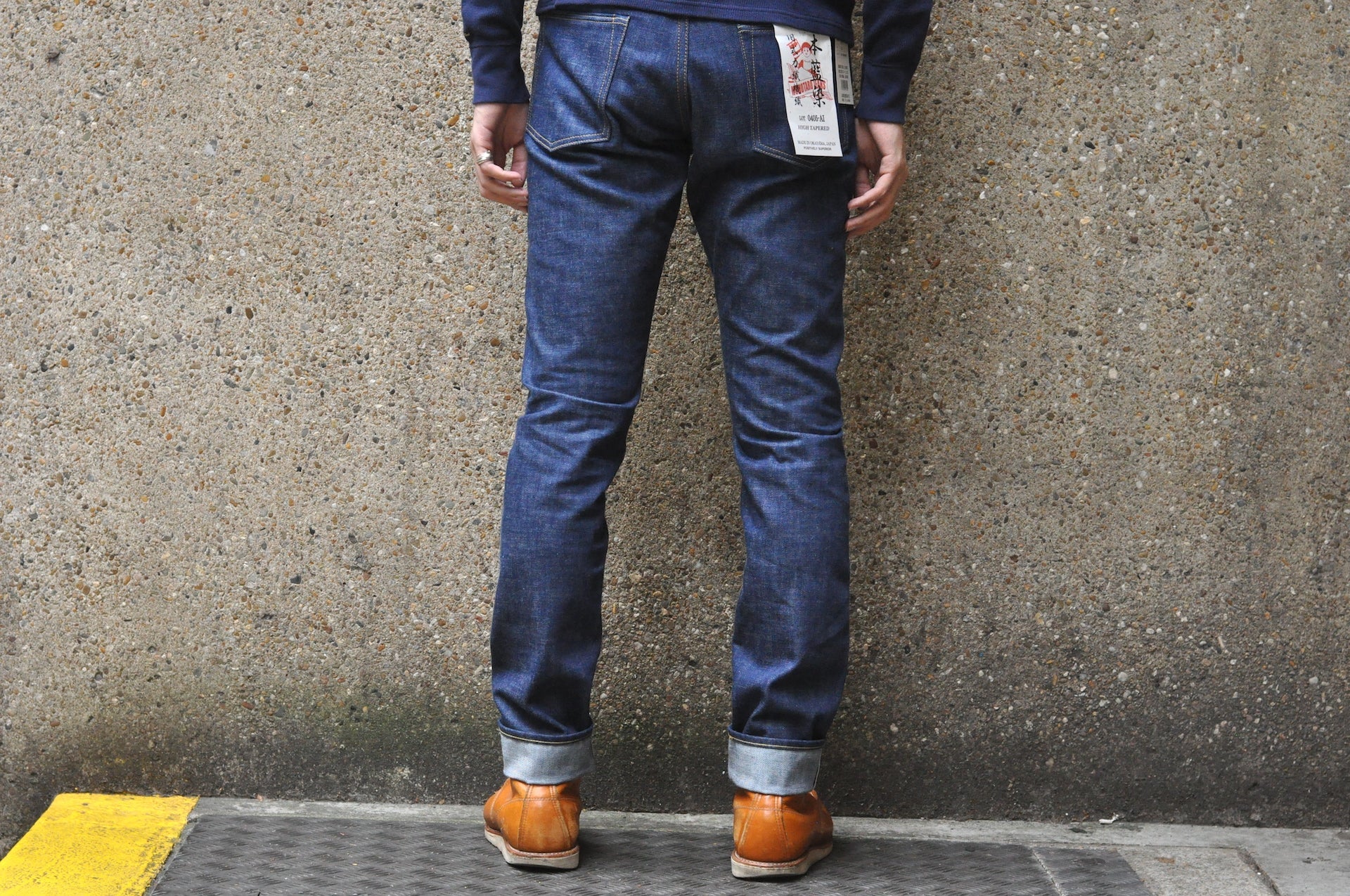 MOMOTARO JEANS  13.5oz 0405-AI "Ultimate Natural Indigo" Denim (High Tapered fit)