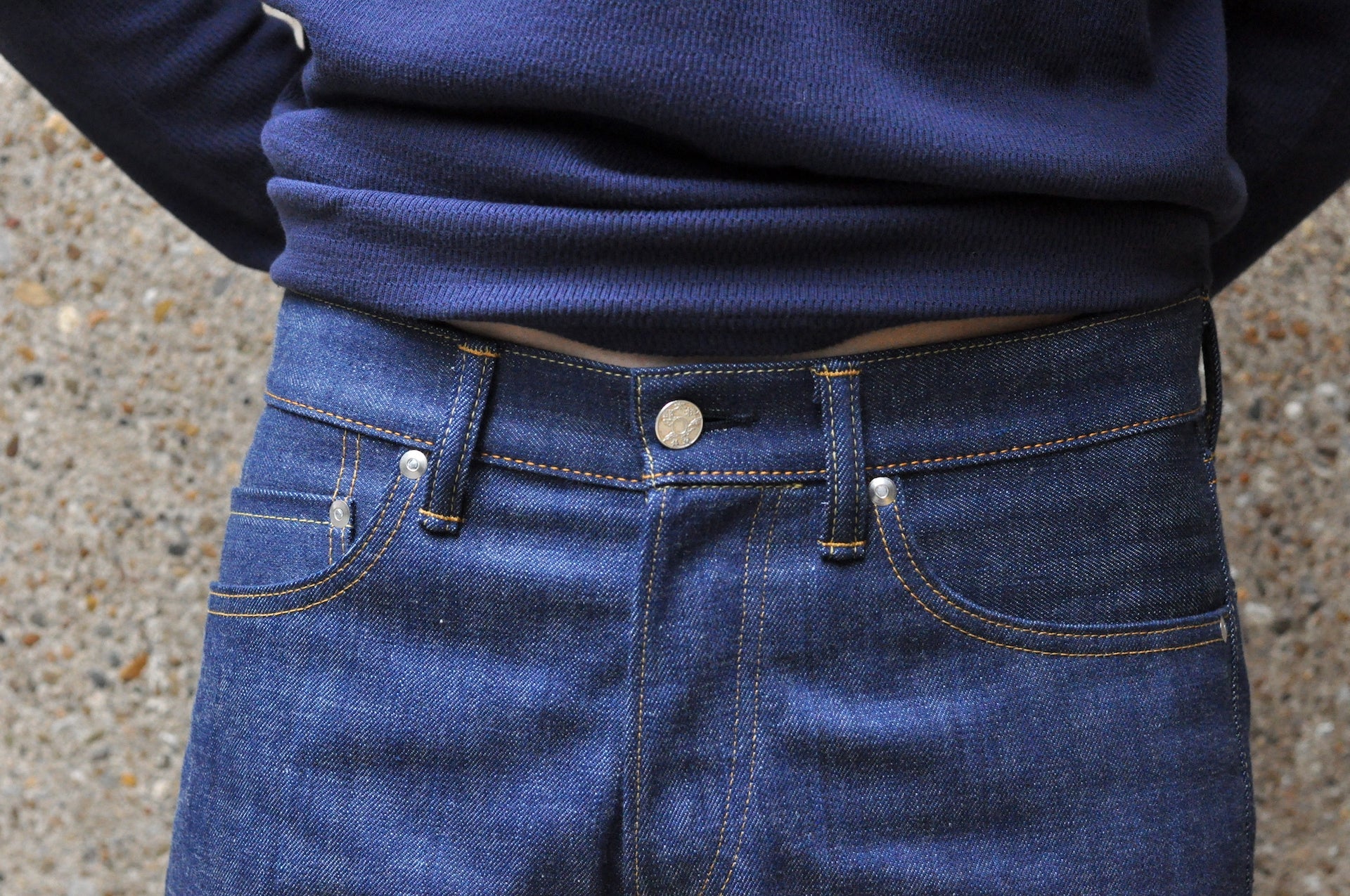 MOMOTARO JEANS  13.5oz 0405-AI "Ultimate Natural Indigo" Denim (High Tapered fit)