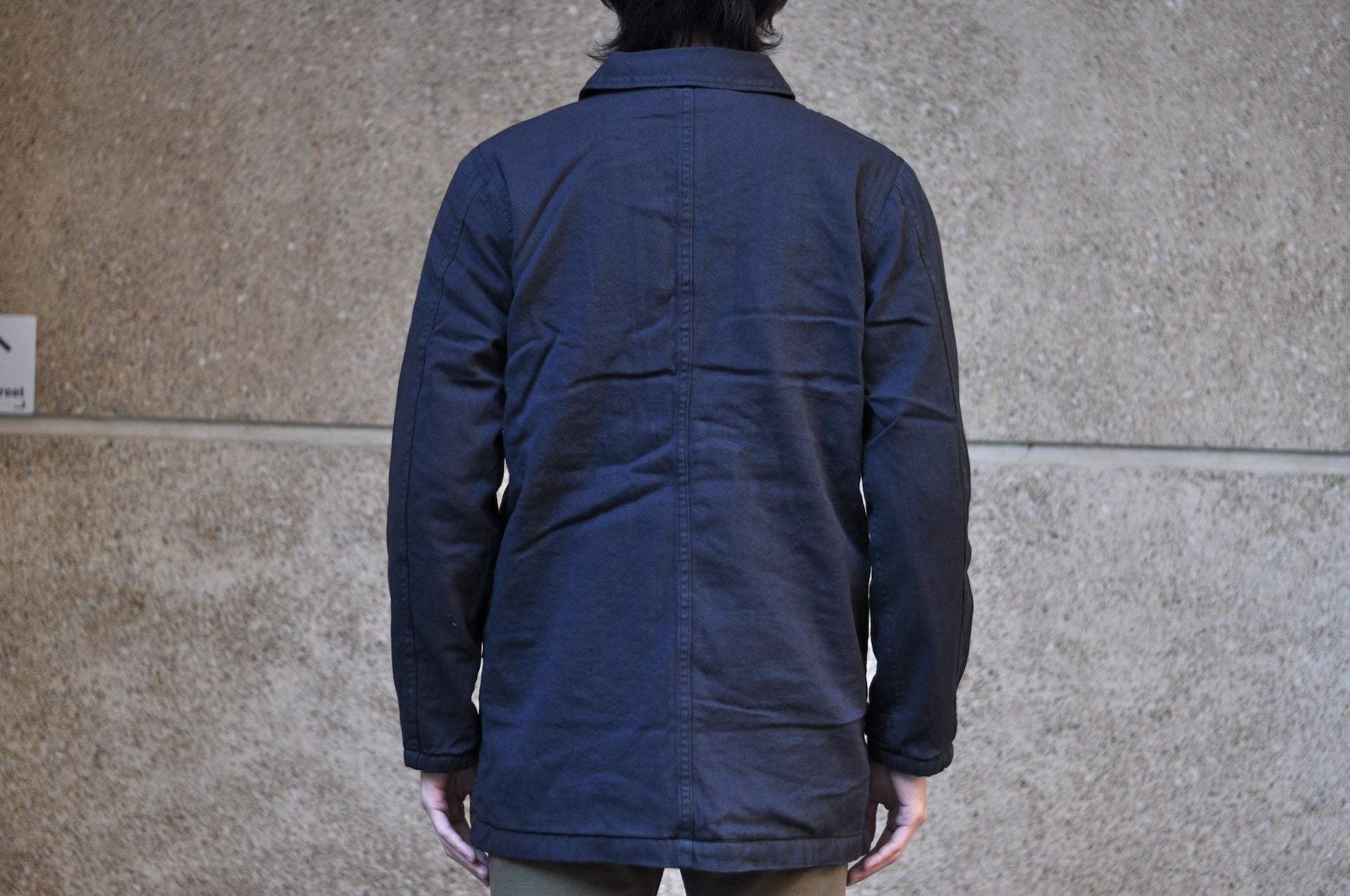 Pure Blue Japan Denim BOA Jacket (Black)