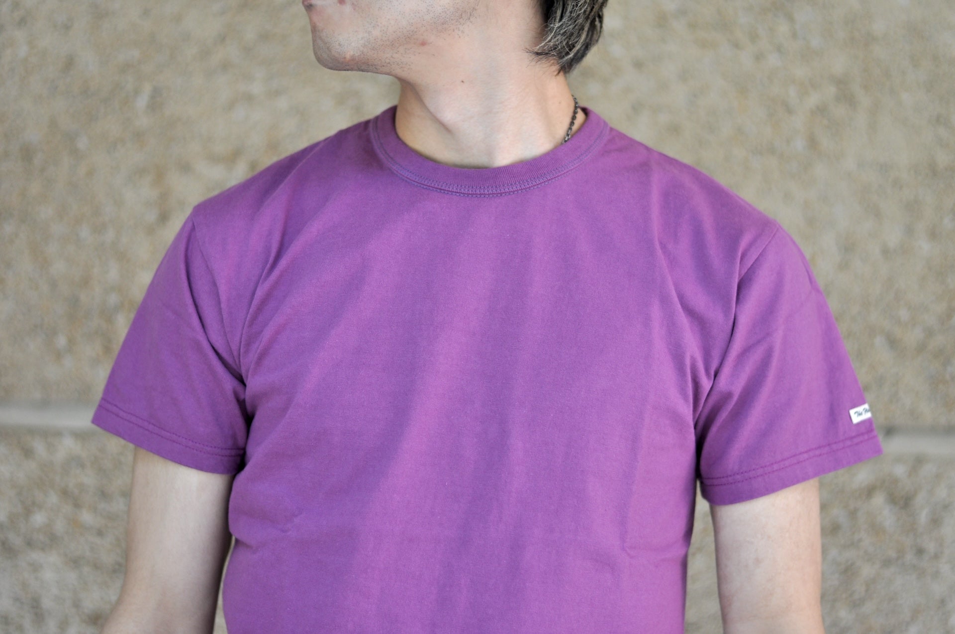 The Flat Head 24 Version 9oz Loopwheeled Plain Tee (Purple)