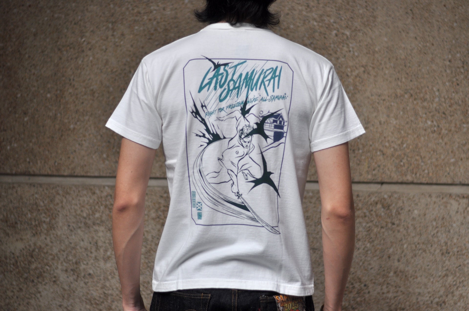 Samurai X CORLECTION 8.5oz "Last Samurai" Loopwheeled Tee (Daylight White)