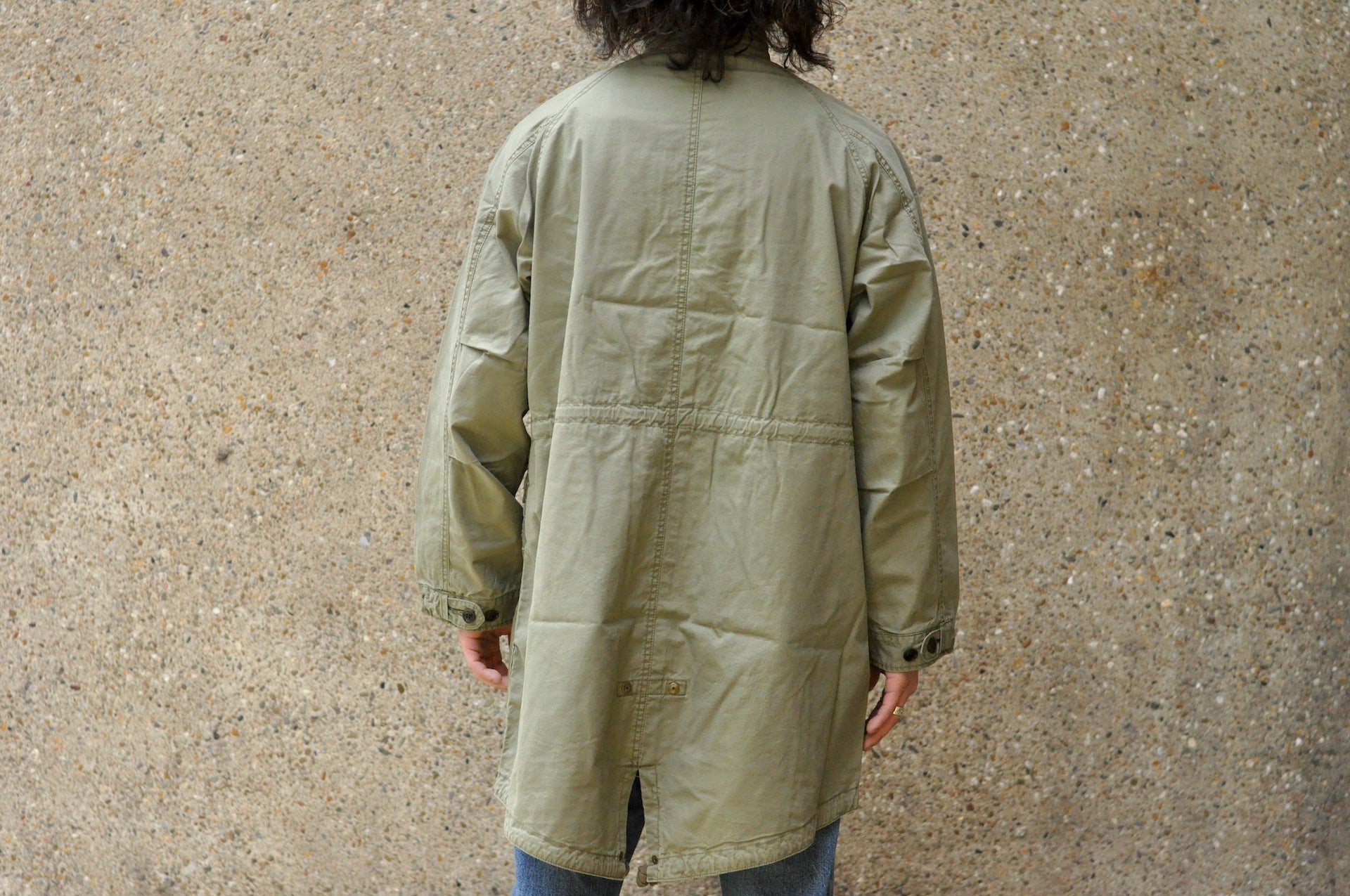 Maru Sankaku Peke by SDA "Tsugihagi" Fish Tail Military Parka