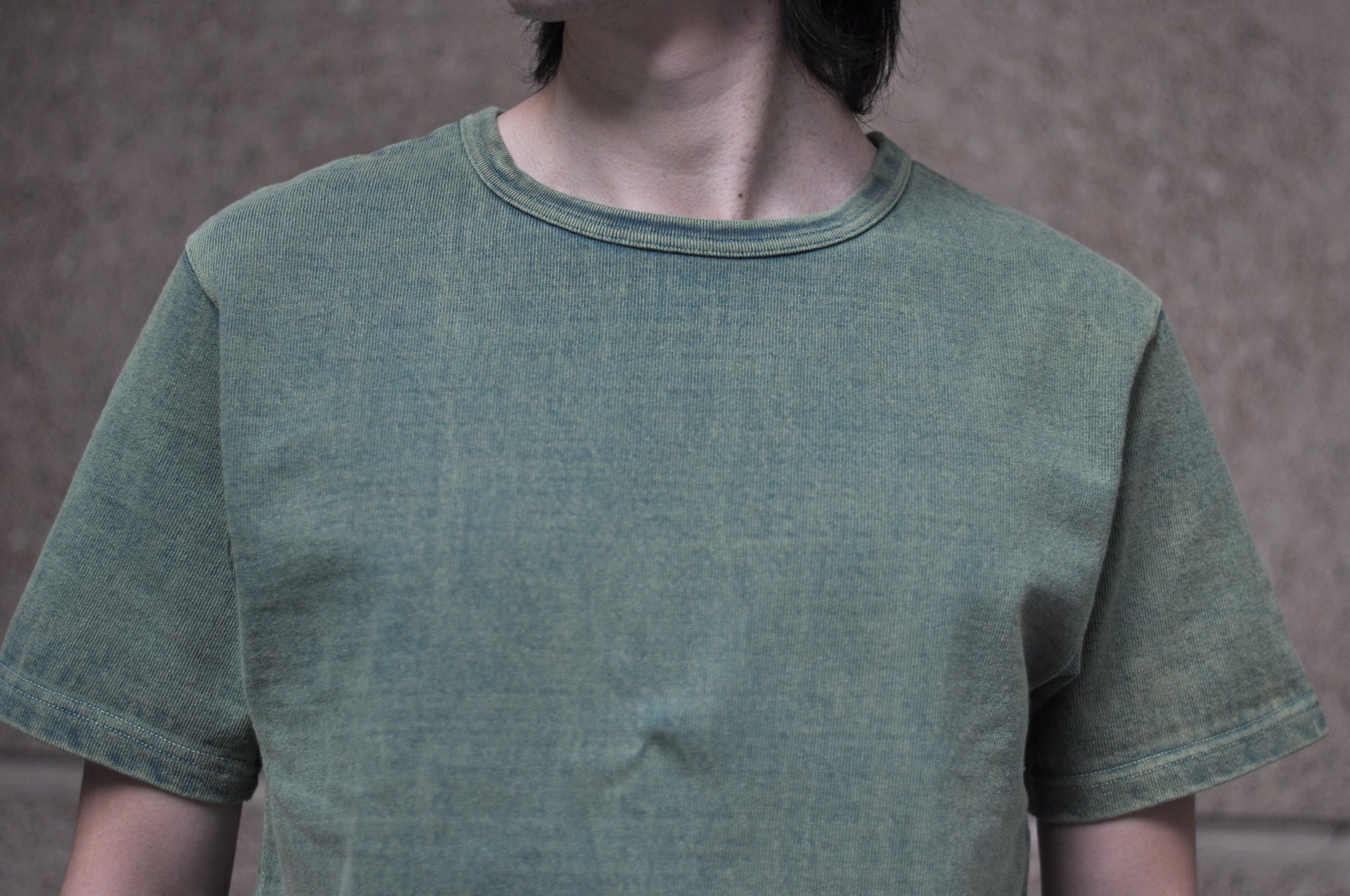 Samurai 15.7oz “Ultra-Heavyweight” Plain Tee (Green Tea)