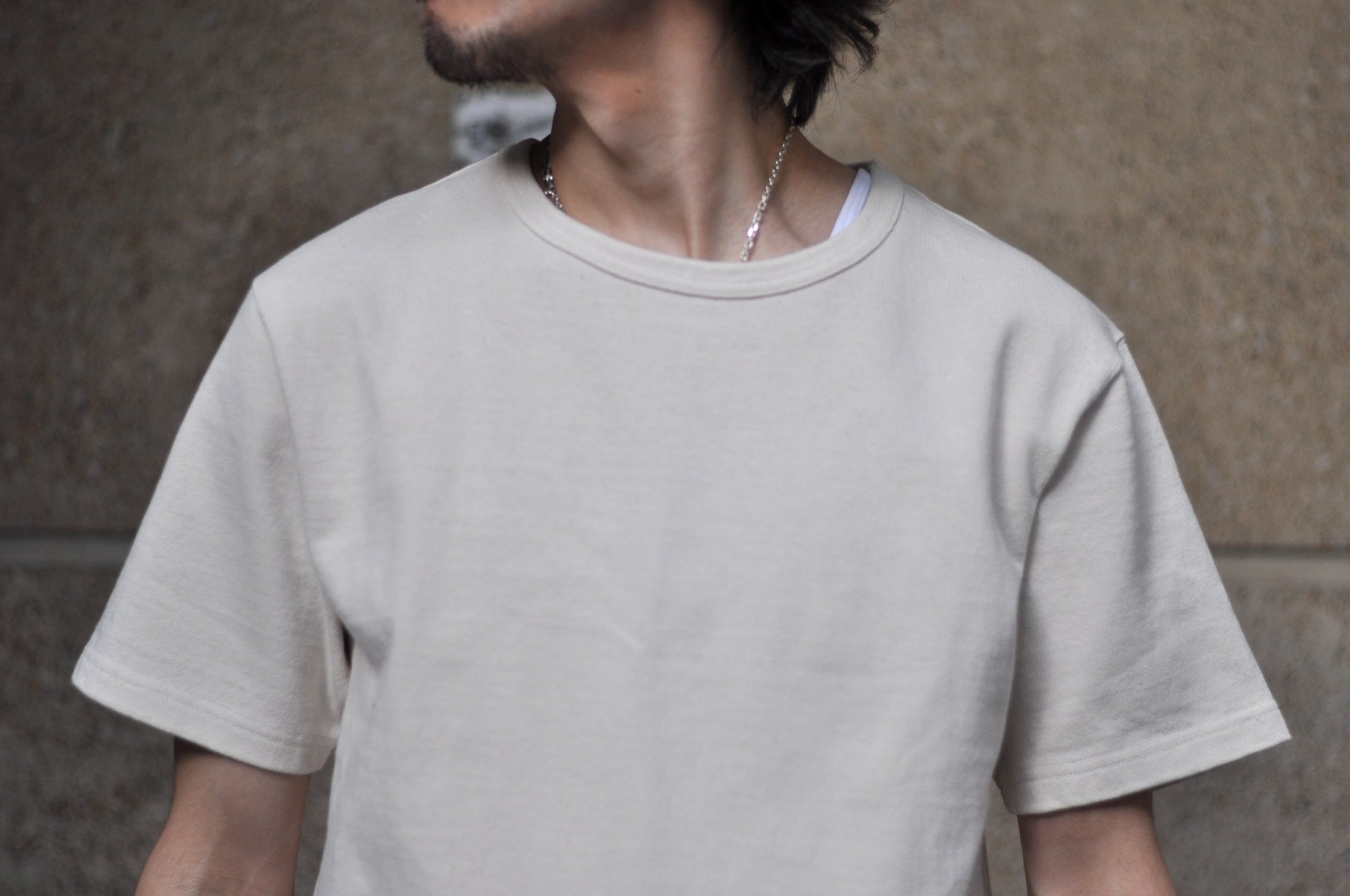 Samurai 15.7oz “Ultra-Heavyweight” Plain Tee (Ivory White)