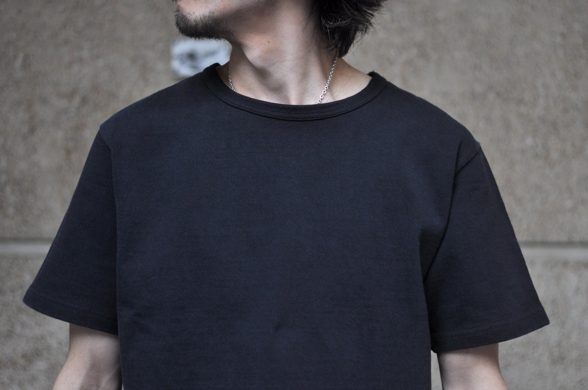 Samurai 15.7oz “Ultra-Heavyweight” Plain Tee (Shadow Black)