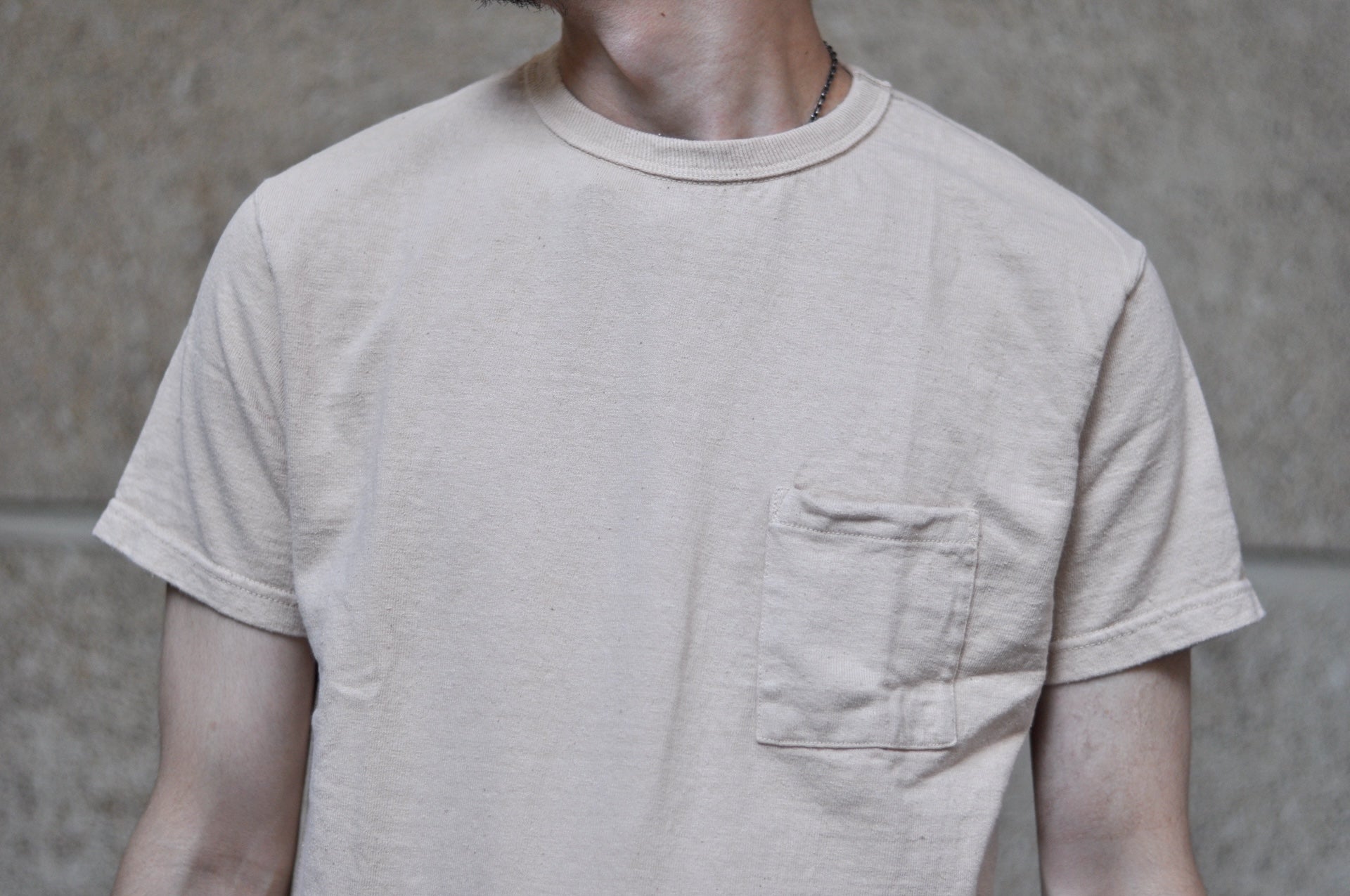 Samurai 12oz "Nippon Cotton" Pocket Tee (Light Kuri)