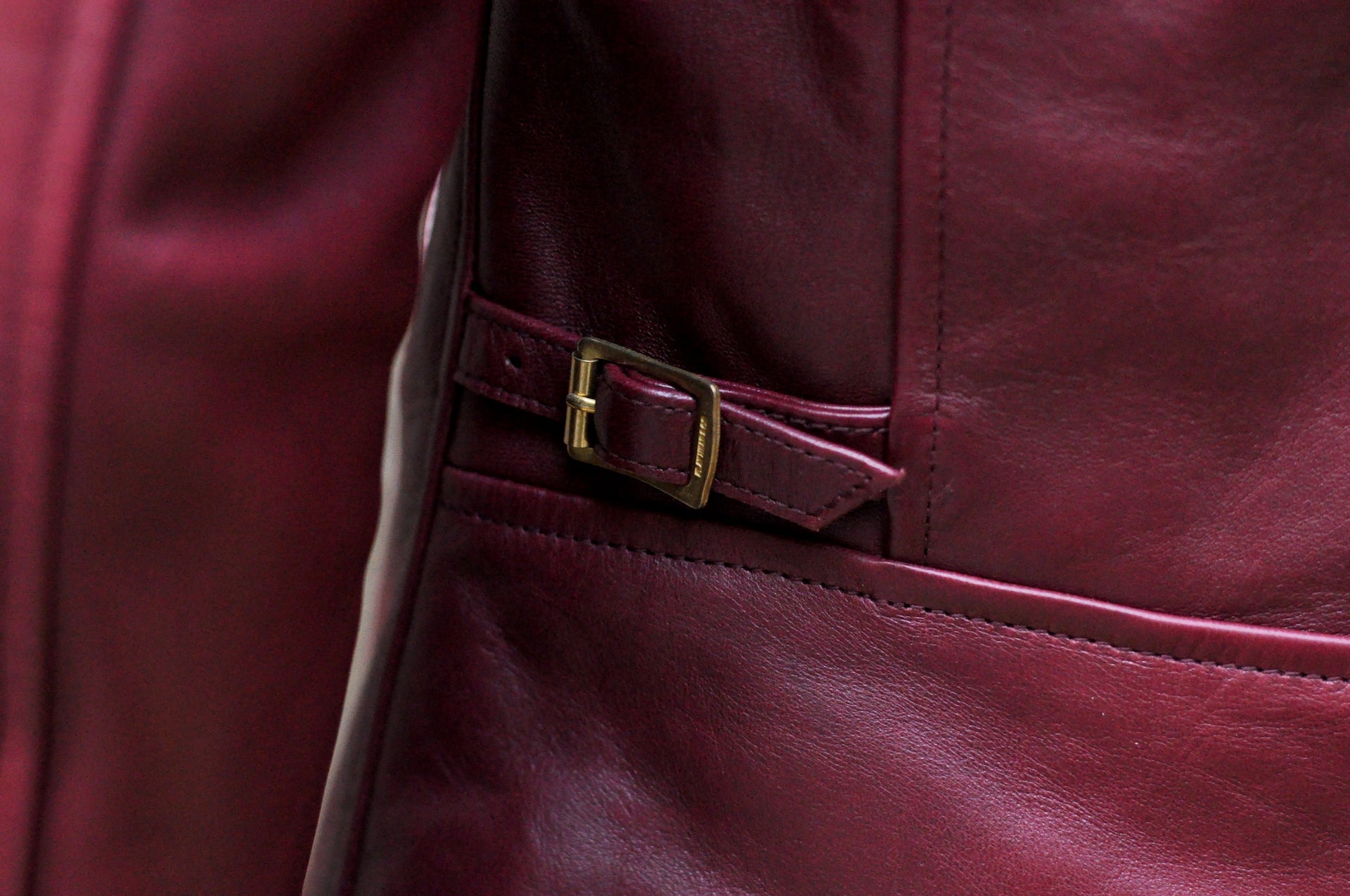 The Flat Head Horsehide 40s Single Sport Jacket (Wine Tea-cored)