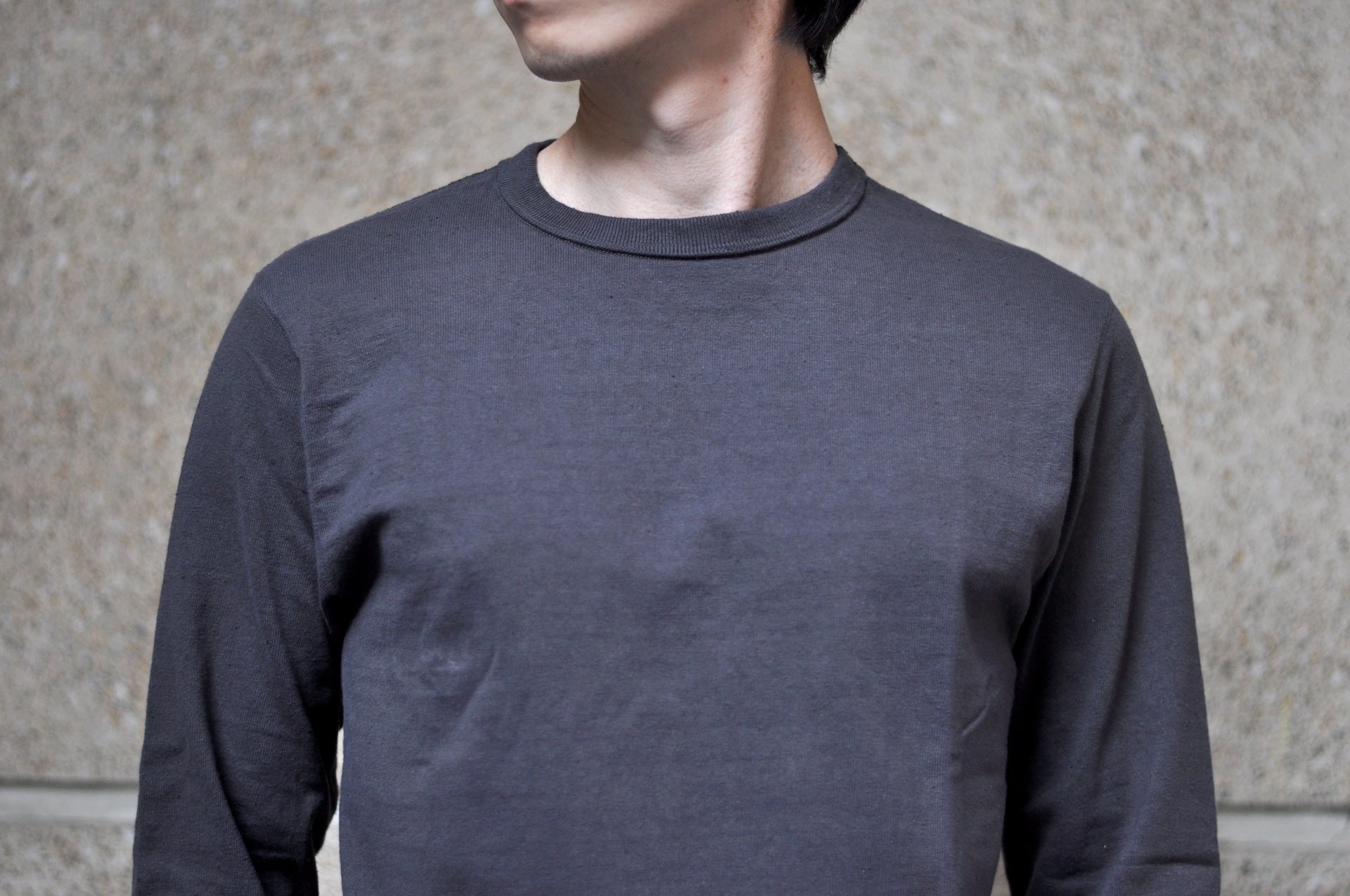 Samurai 12oz "Nippon Cotton" L/S Plain Tee (Kuromame)