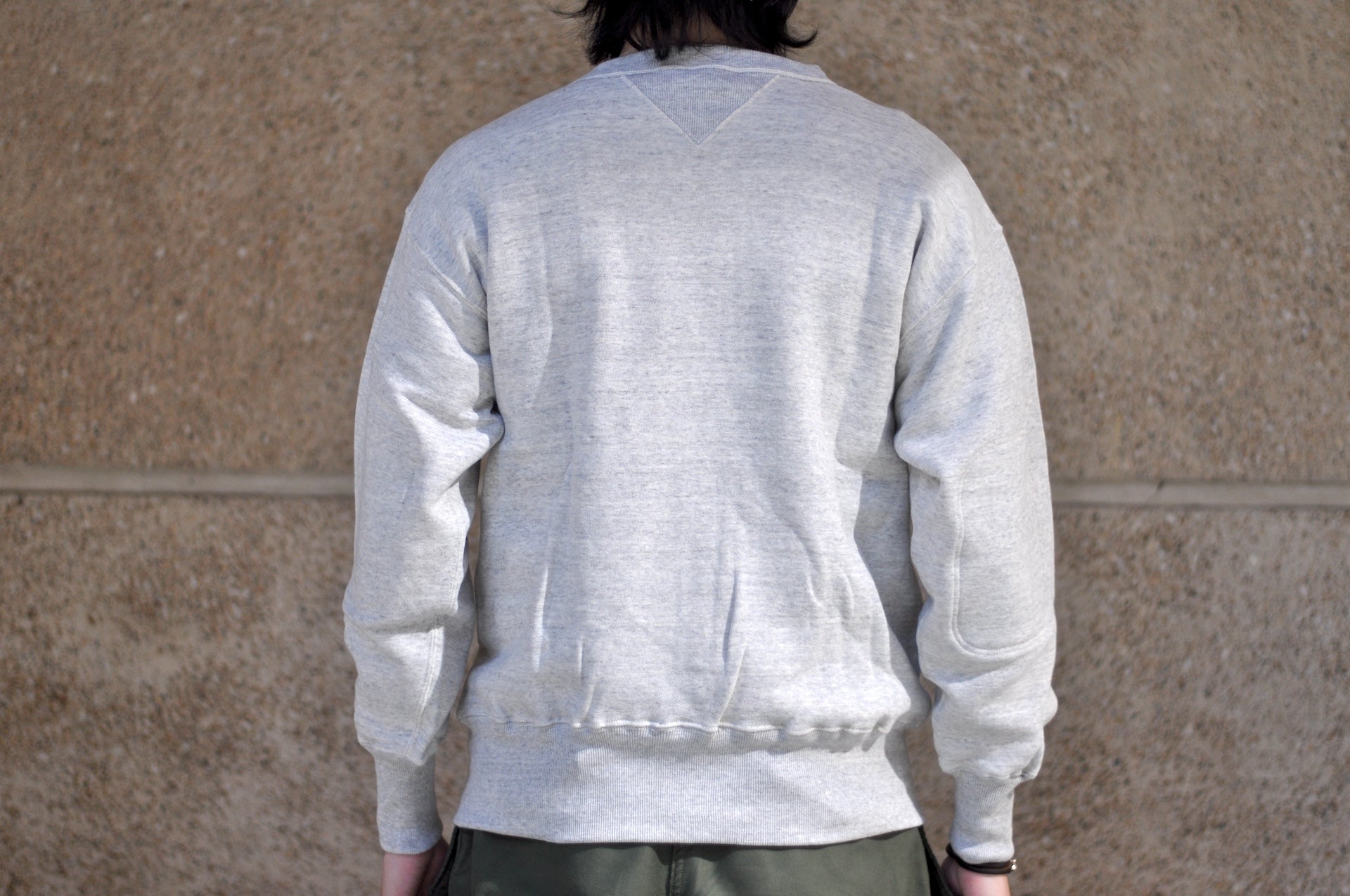 John Gluckow X Warehouse Co. 10oz Loopwheeled "Naval Training" Sweatshirt (Oatmeal)