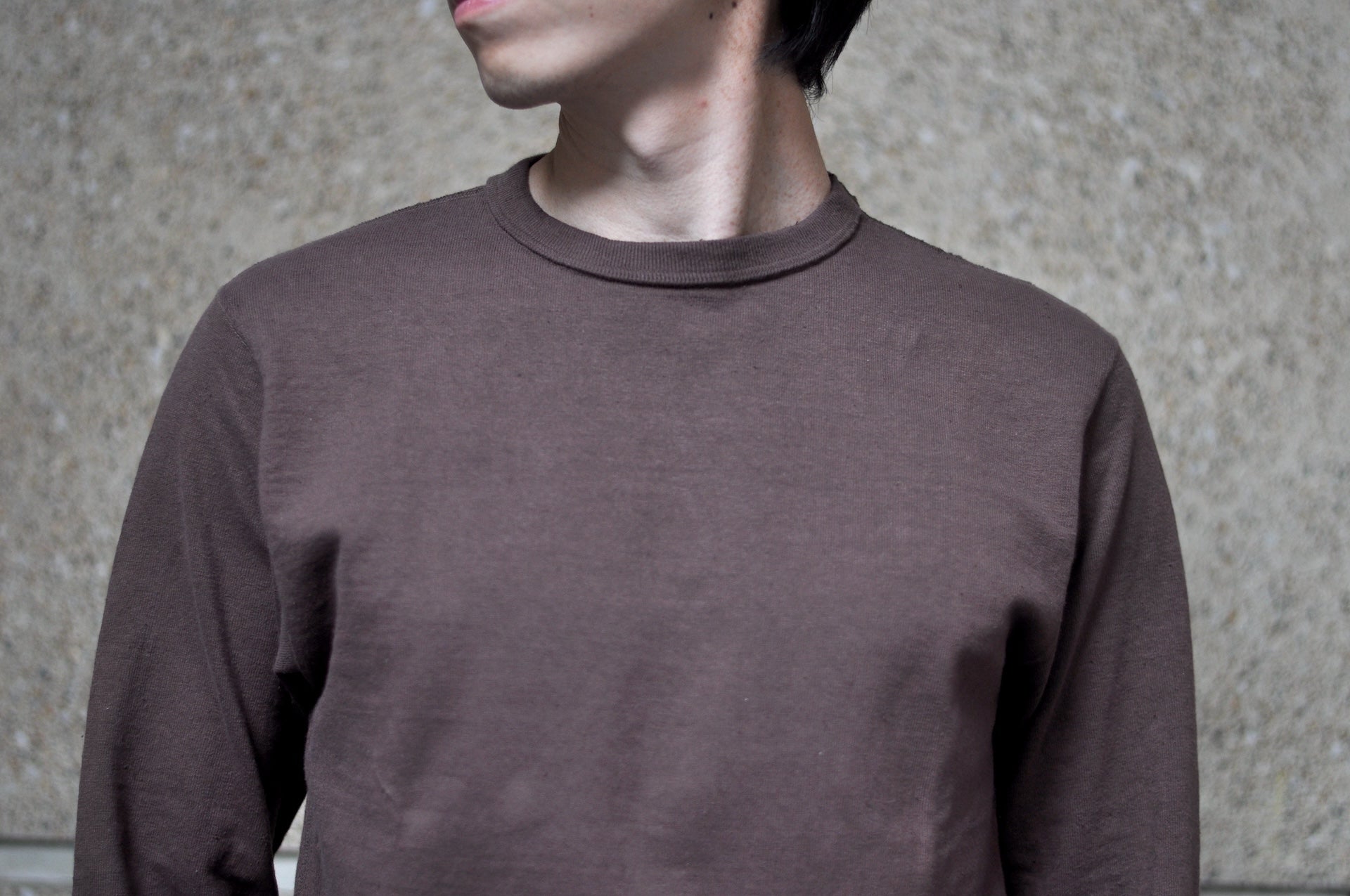 Samurai 12oz "Nippon Cotton" L/S Plain Tee (Dark Kuri)