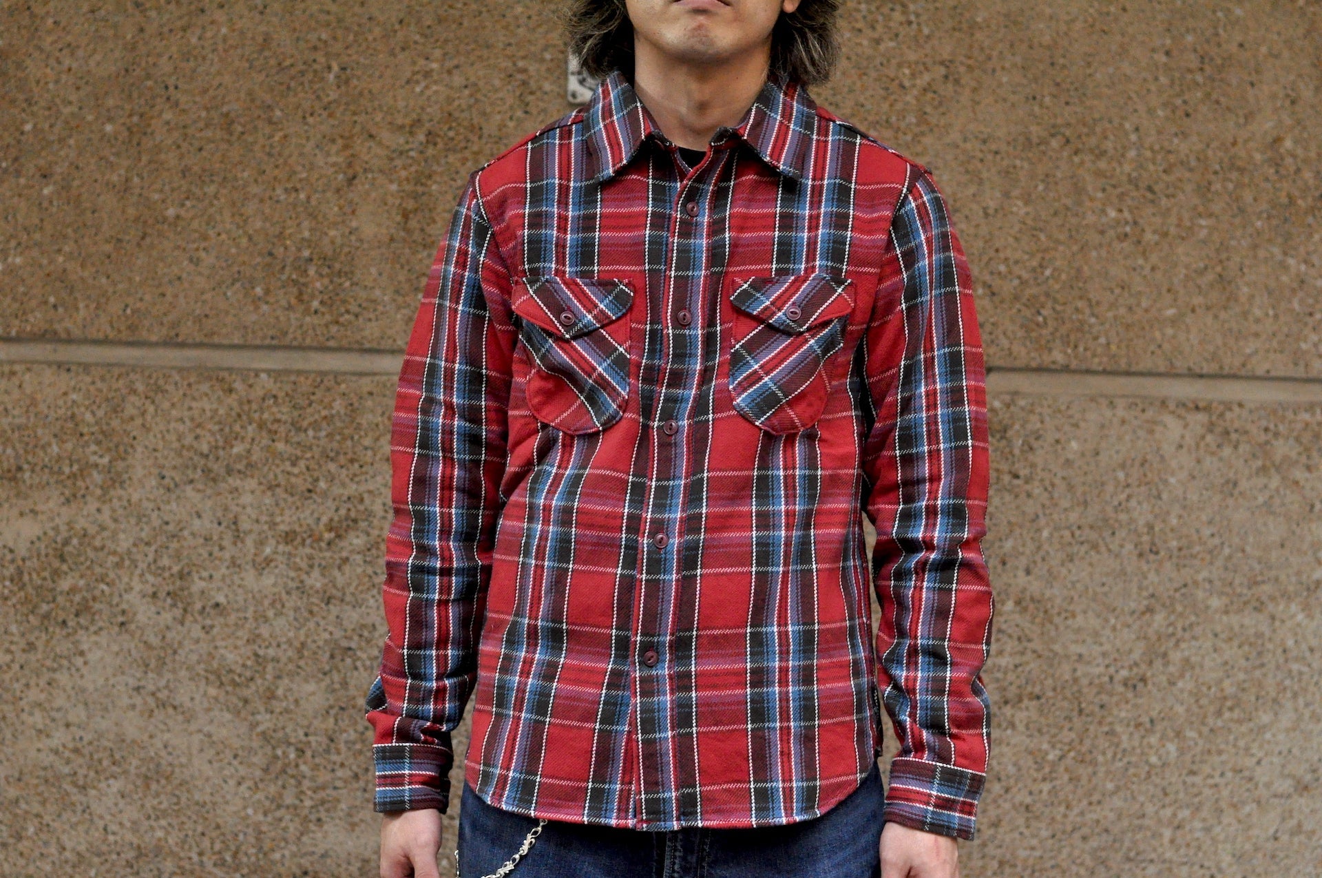 UES 14oz Heavyweight Selvage Flannel Workshirt (Canyon Trail)